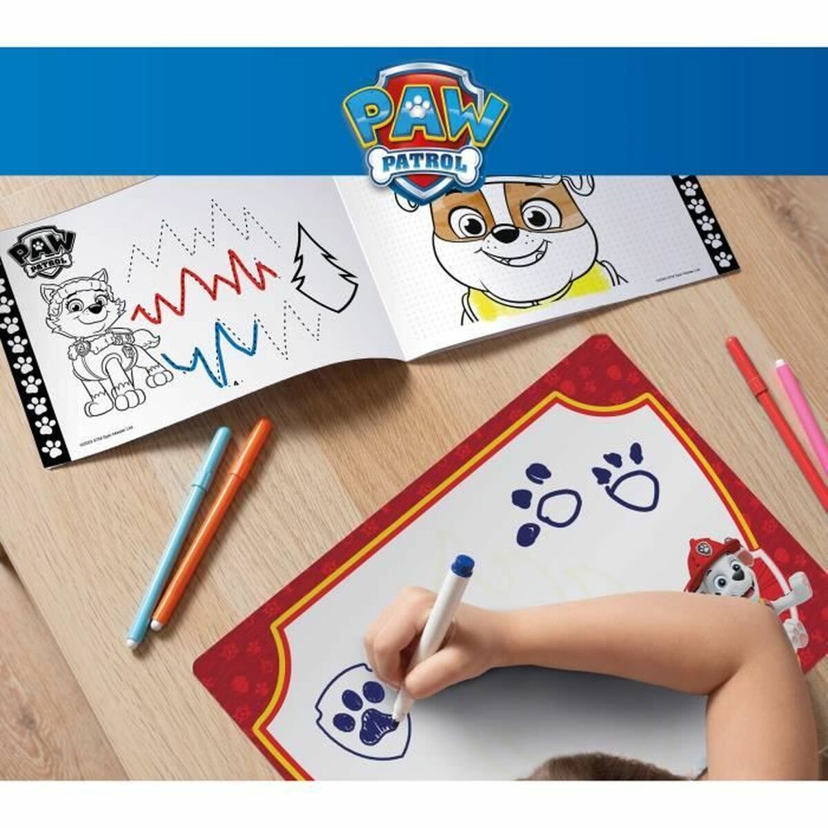 Fișe pentru desenat Lisciani Giochi Paw Patrol Multicolor