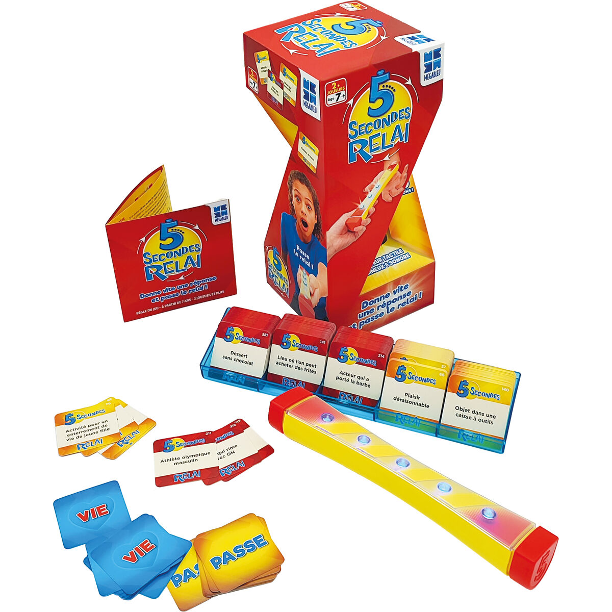 Joc deîntrebări și răspunsuri Megableu 5 Secondes Relai (FR)