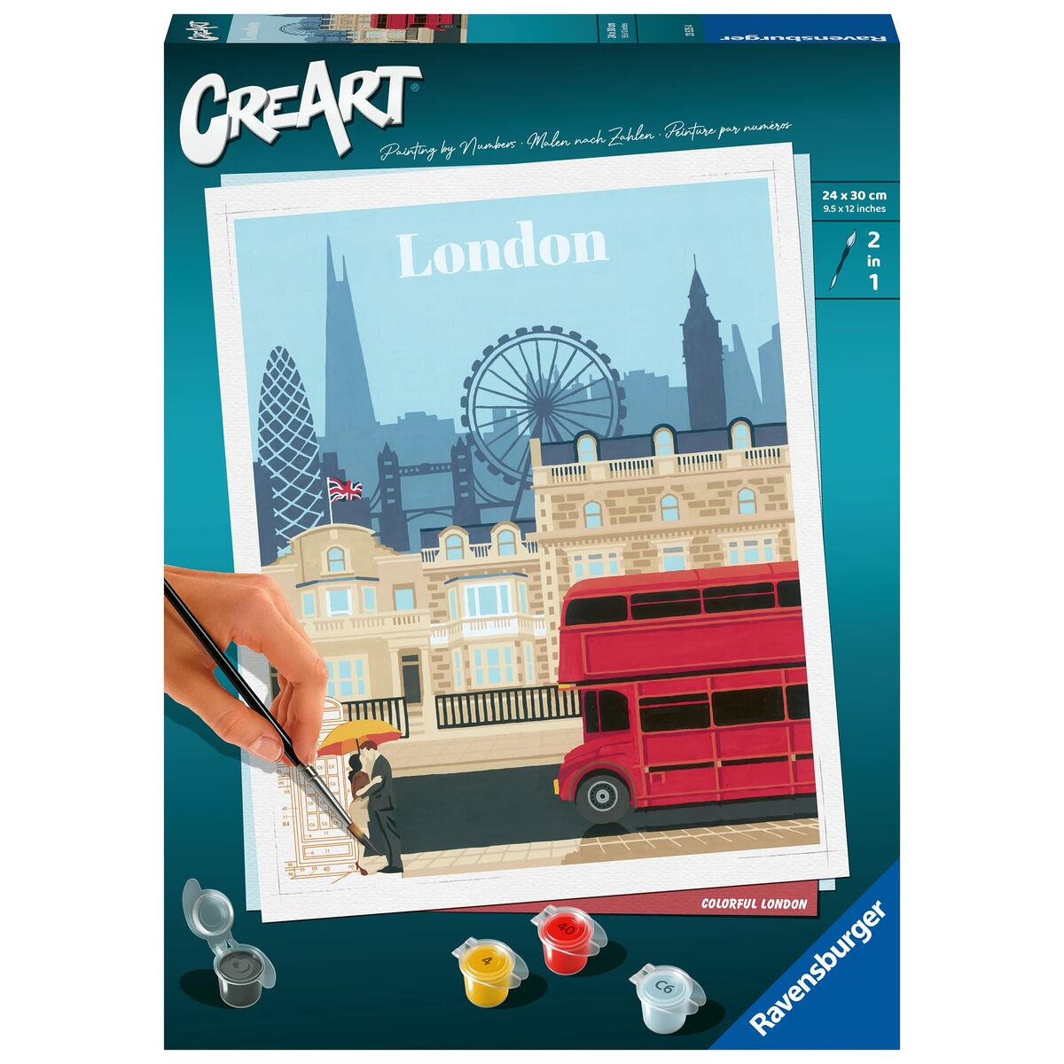 Set de pictură pe numere Ravensburger London