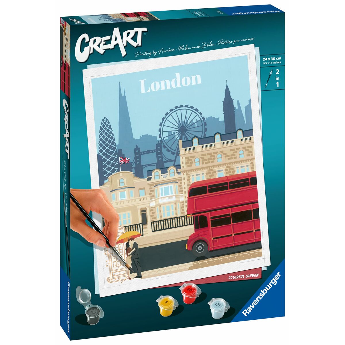 Set de pictură pe numere Ravensburger London