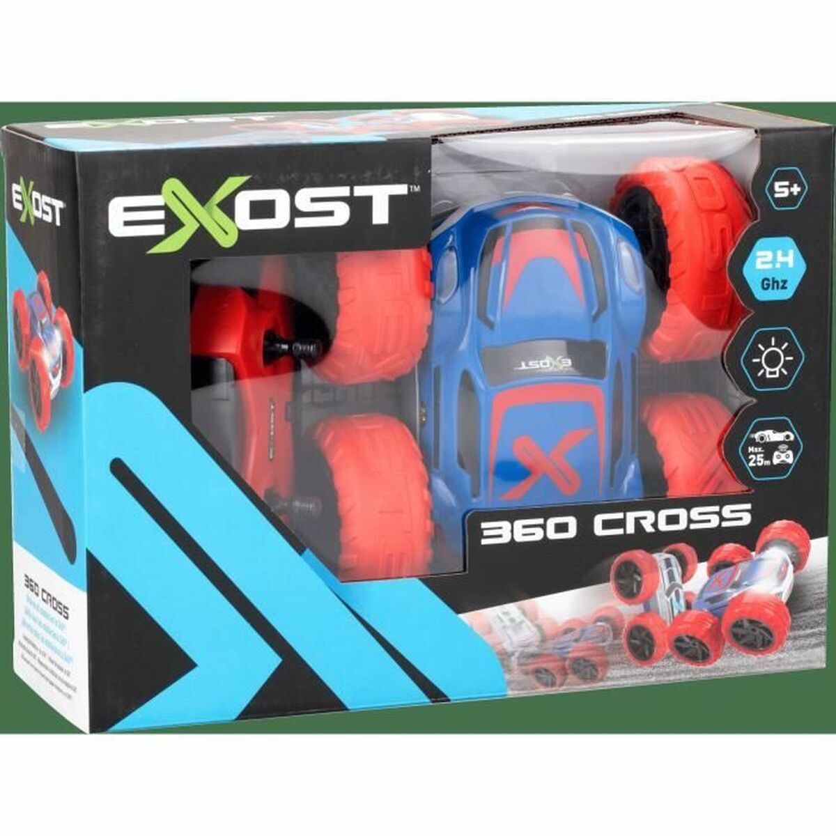 Mașină Radio Control Exost Gri Roșu