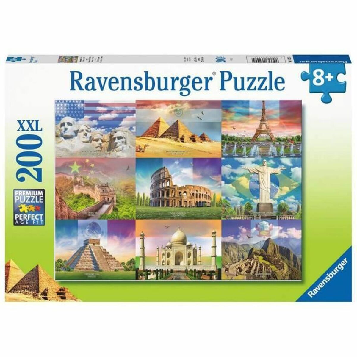 Puzzle Ravensburger 13290 XXL Monumentos del mundo 200 Piese