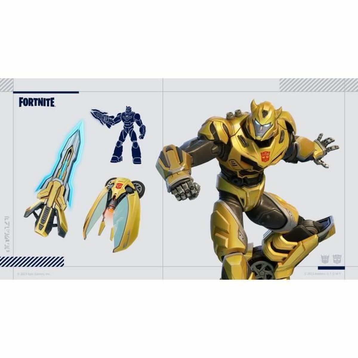 Joc video Xbox One / Series X Fortnite Pack Transformers (FR) Cod de descărcare