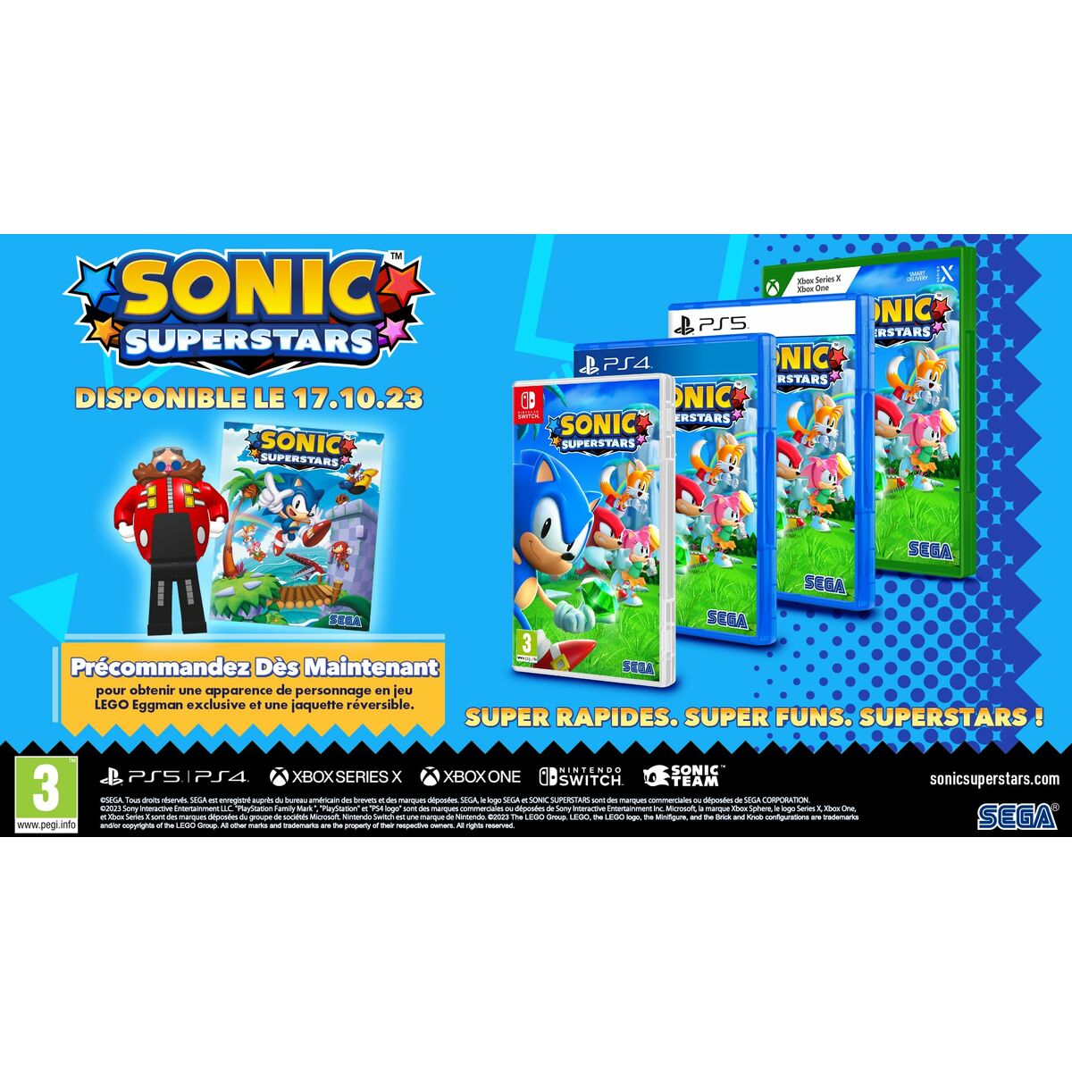 Joc video PlayStation 5 SEGA Sonic Superstars (FR)