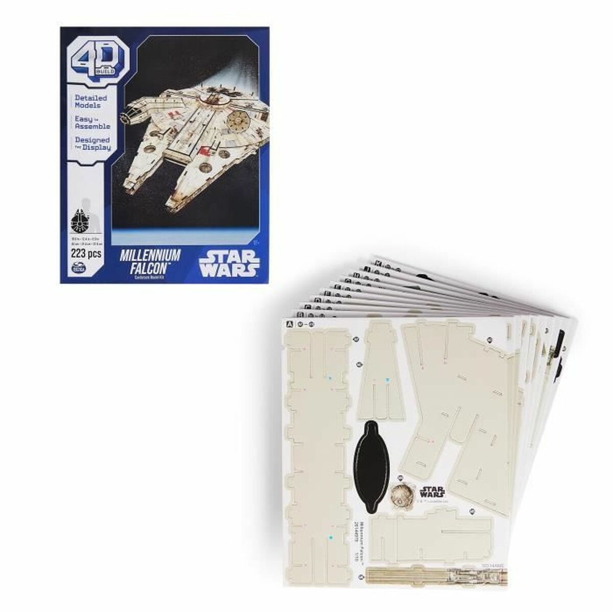 Set de Construcție Star Wars Millennium Falcon 223 piezas 43 x 31,4 x 22,4 cm Gri Multicolor