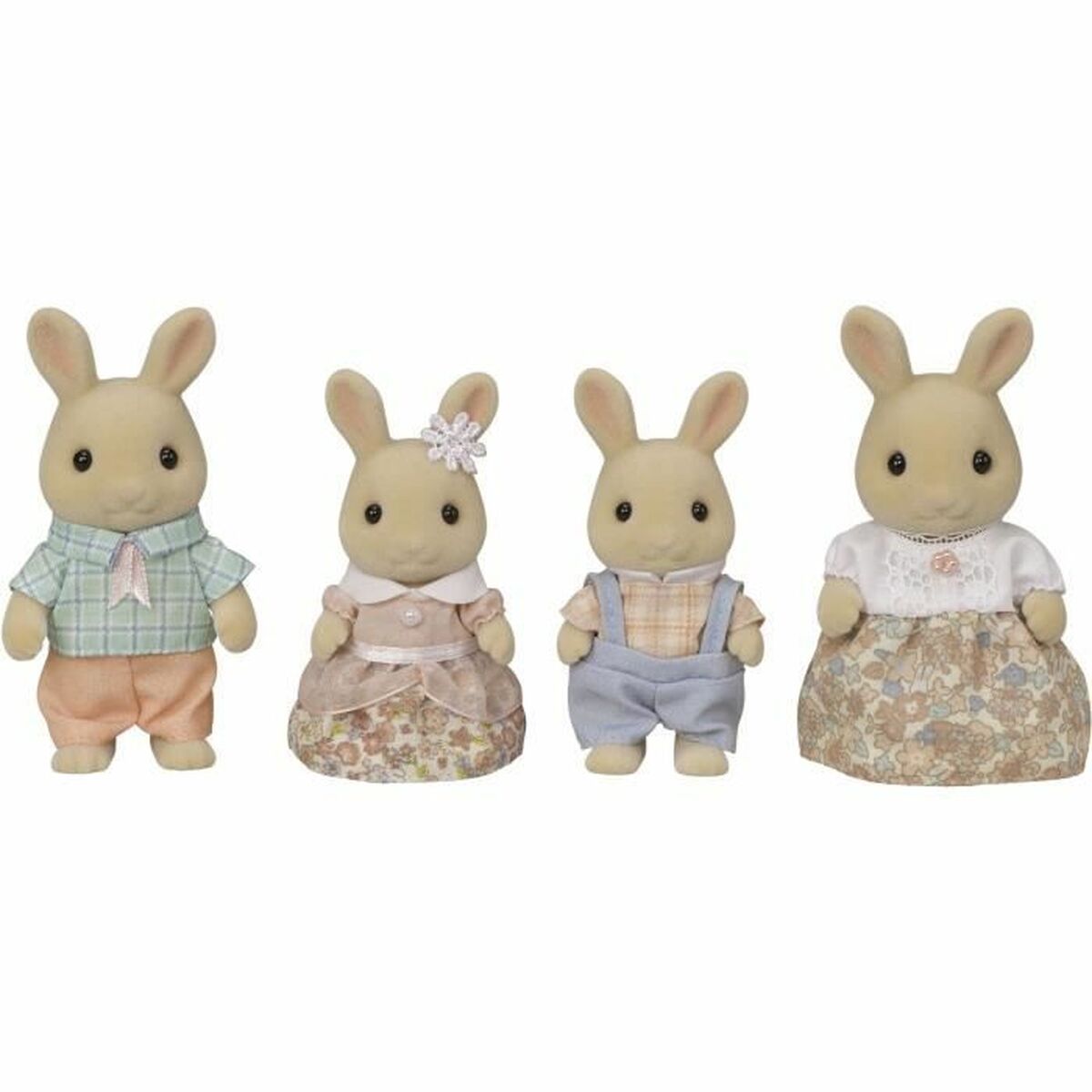 Set de păpuși Sylvanian Families 5706 Iepure Familie 4 Piese