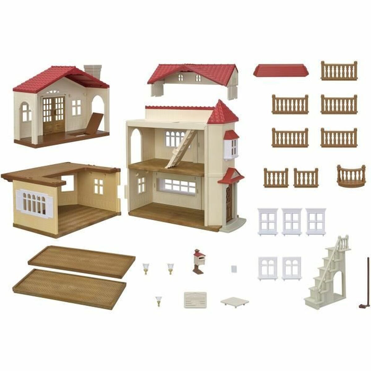 Playset Sylvanian Families Red Roof Country Home Casă în Miniatură Iepure