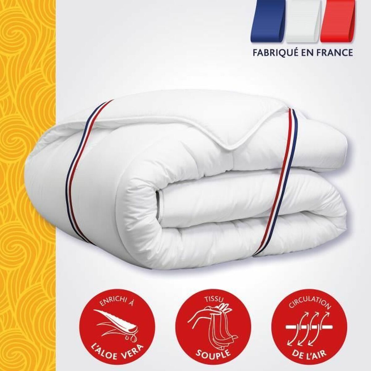 Material de umplutură nordic DODO Aloe Alb 300 g/m² 140 x 200 cm