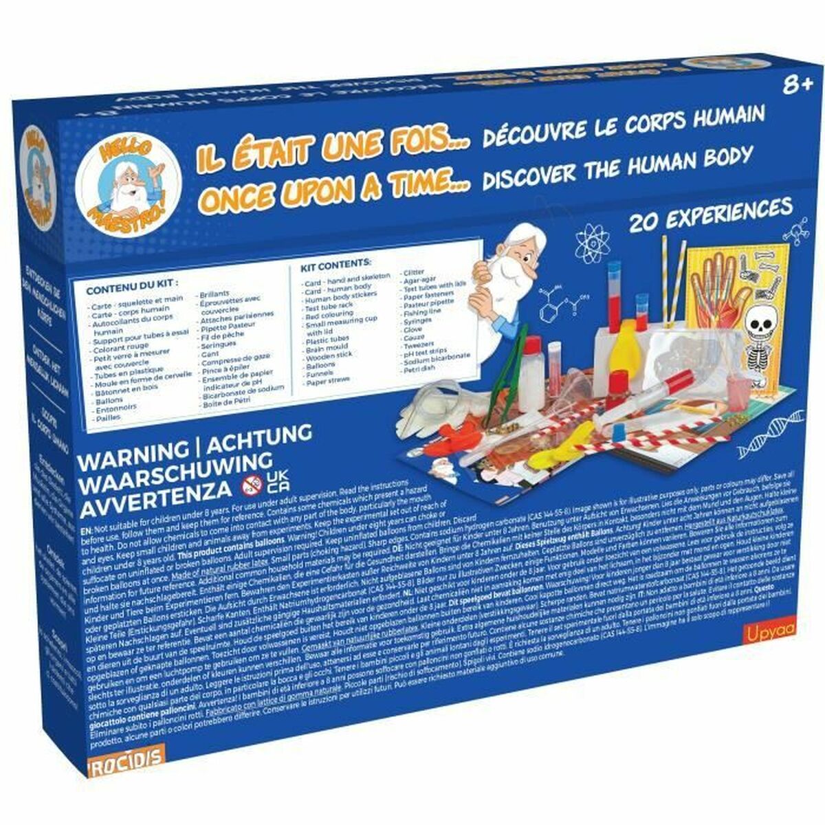 Joc de știință Silverlit Bonjour Maestro  Il était une fois. A la découverte du corps humain (FR)