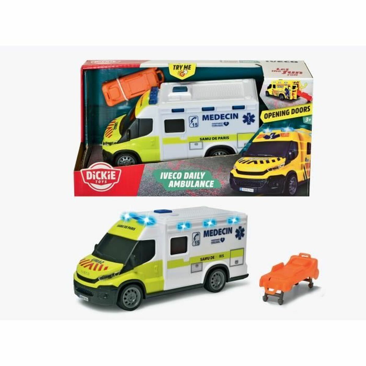 Ambulanță Dickie Toys Alb