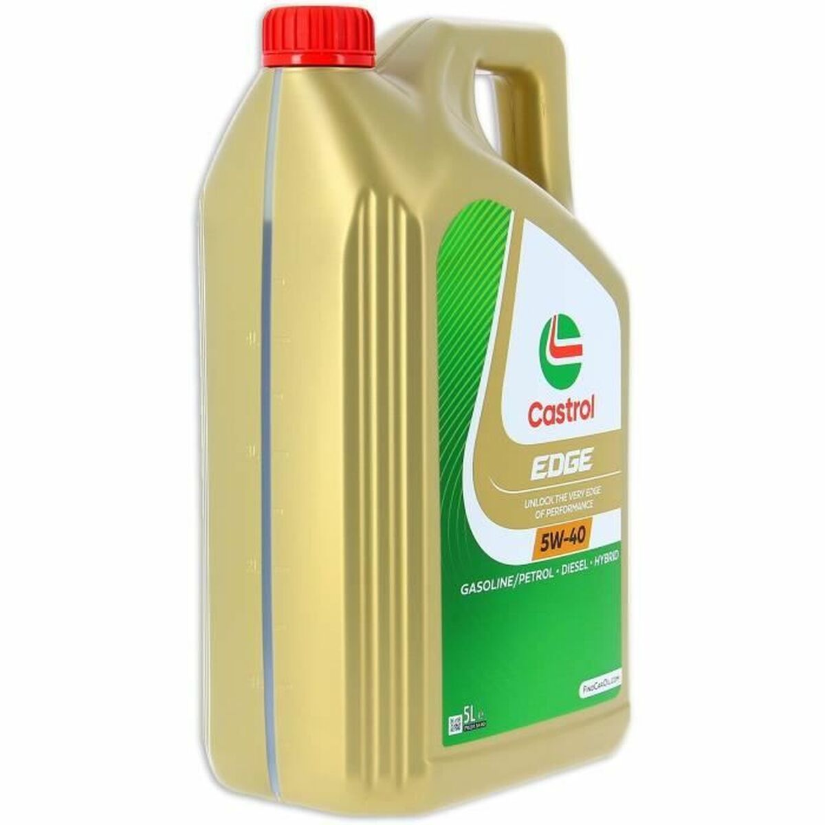 Ulei de motor Castrol Edge Benzină Diesel Hibrid 5W40 5 L