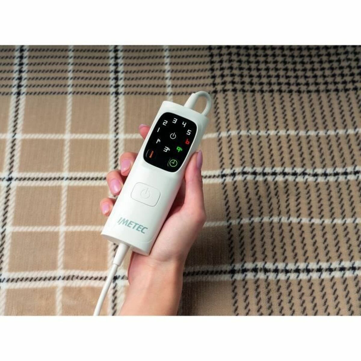 Pătură Electrică IMETEC 16936 Maro Кадифе