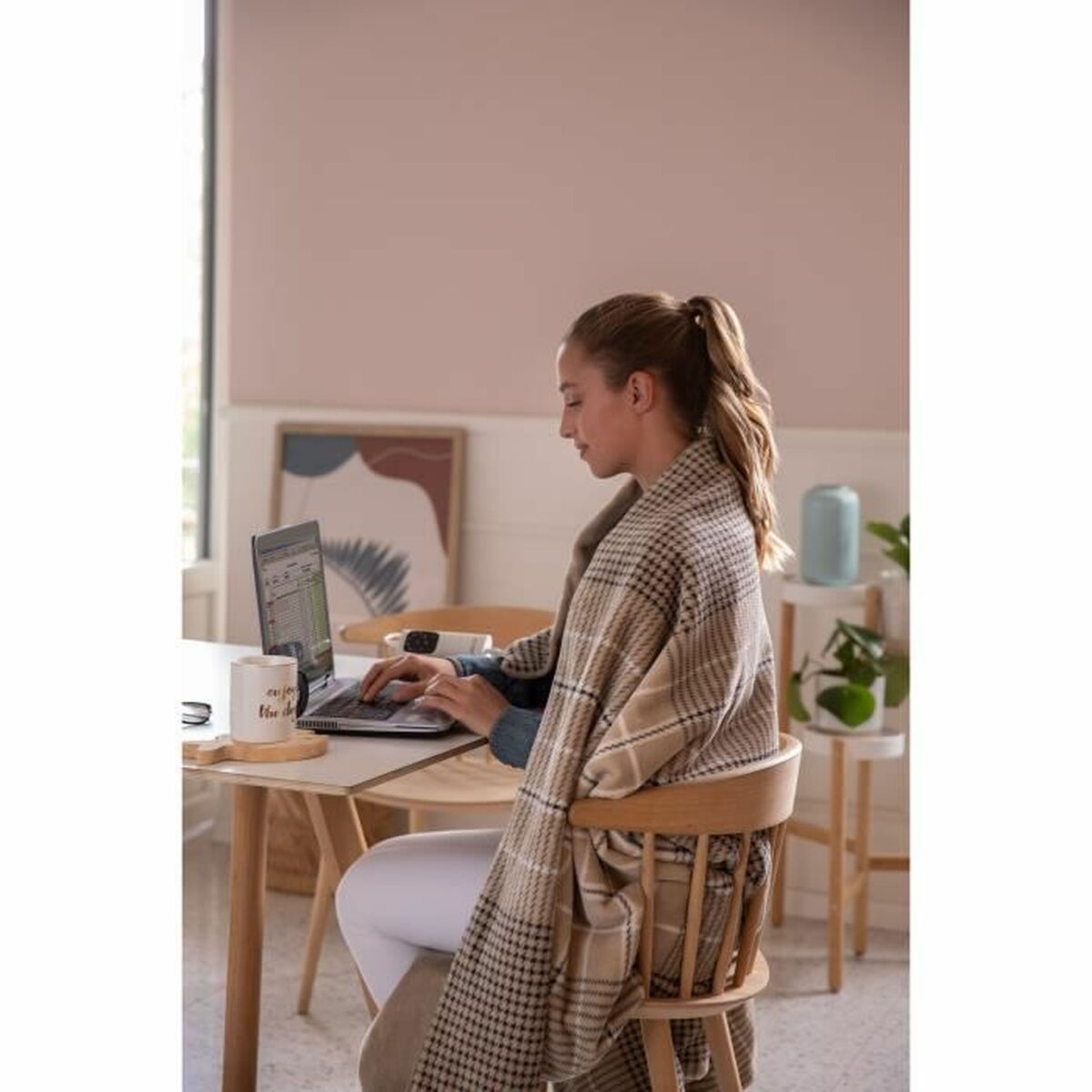 Pătură Electrică IMETEC 16936 Maro Кадифе