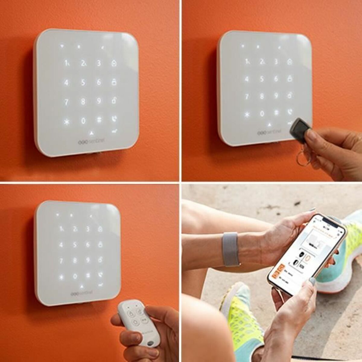 Sistem de Alarmă SCS SENTINEL KitAlarm Wi-Fi 4G 8 Piese