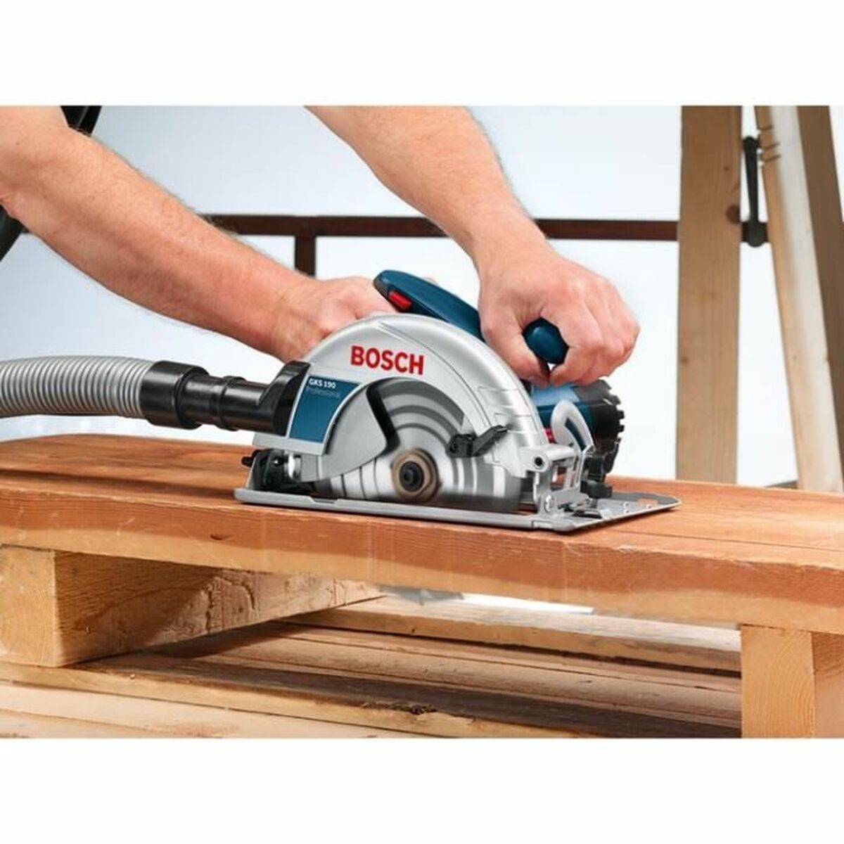Fierăstrău circular BOSCH Professional GKS 190 1400 W 230 V 190 mm