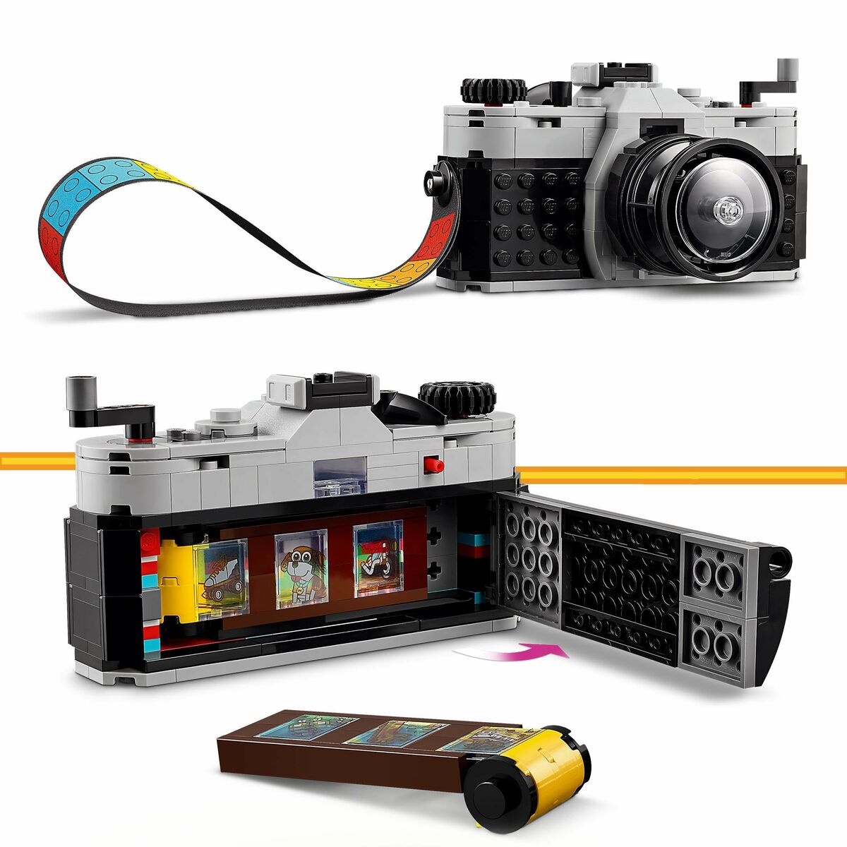 Set de Construcție Lego 31147 Creator Retro Camera Multicolor