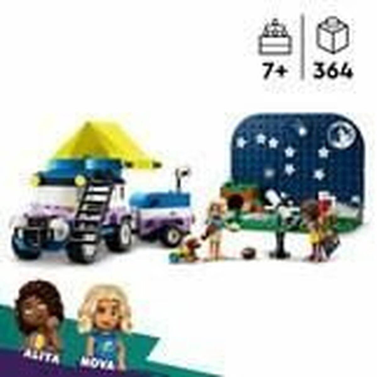 Set de Construcție Lego 42603 Friends Stargazing Campervan Multicolor