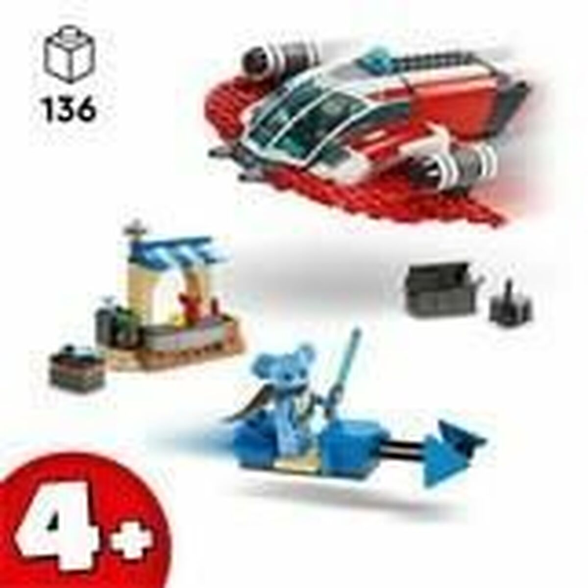 Set de Construcție Lego 75384 Star Wars The Crimson Firehawk Multicolor