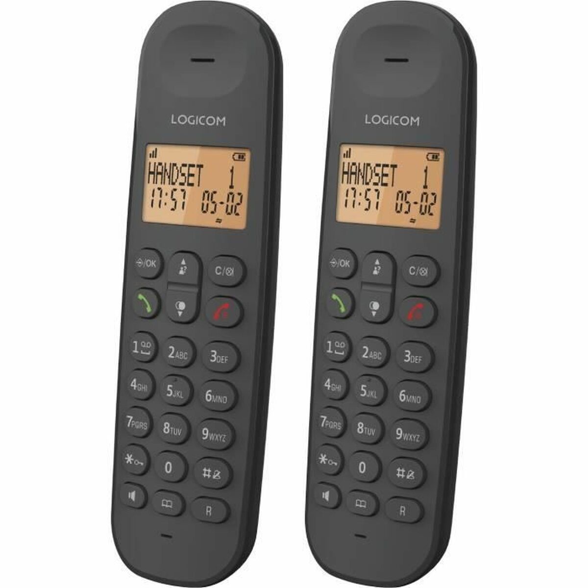 Telefon Fix Logicom DECT ILOA 255T DUO Negru