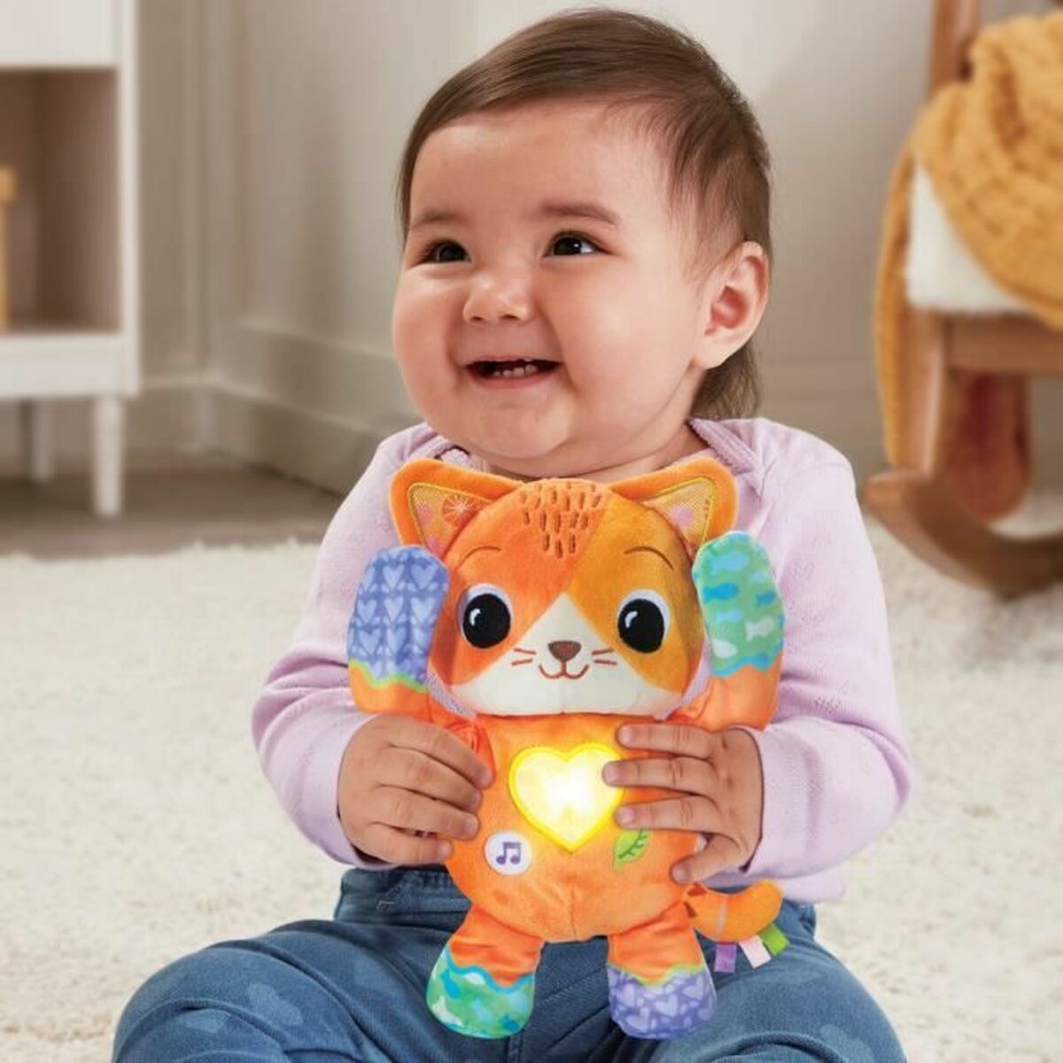 Jucărie educațională Vtech Baby Fripon cache-cahe chaton (FR)