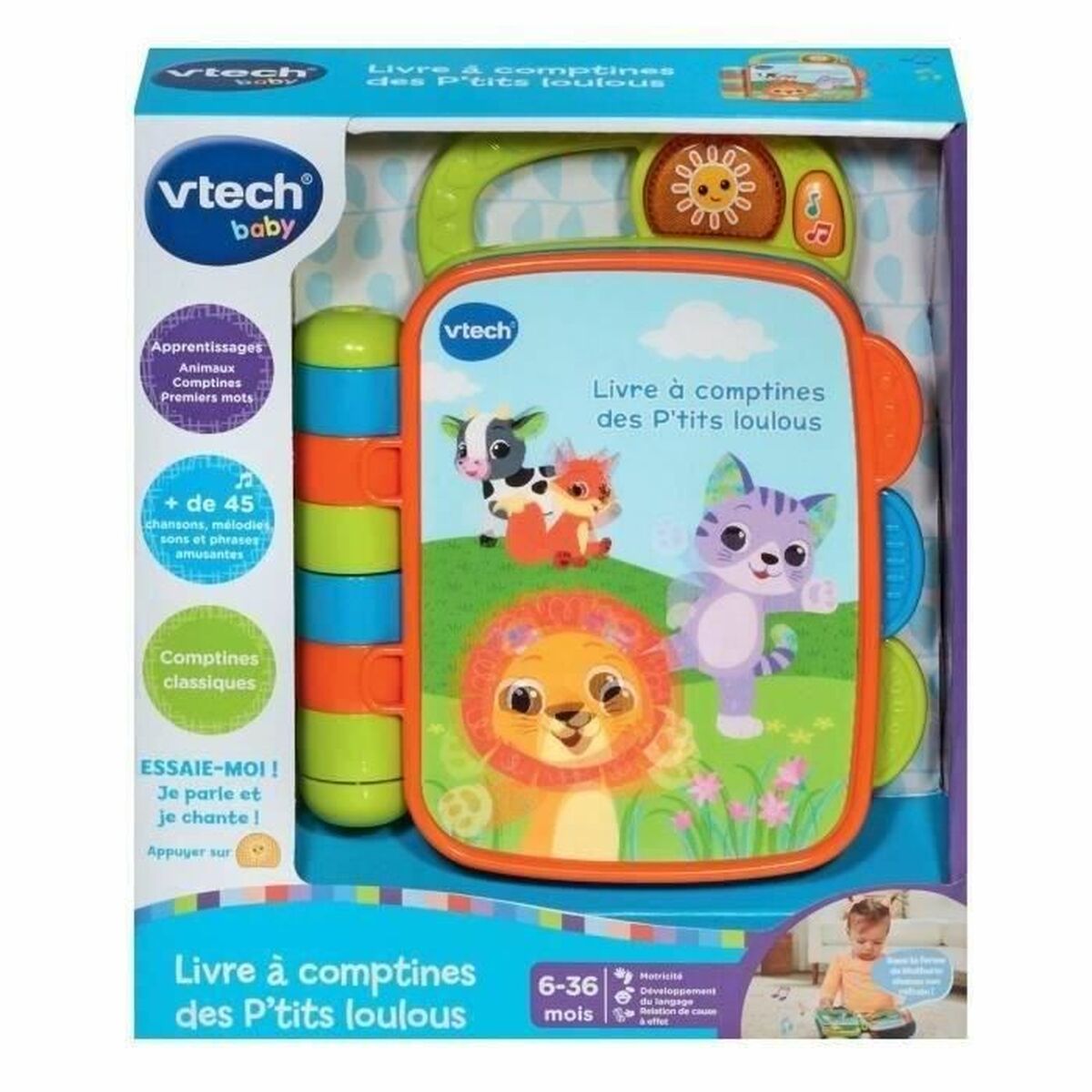 Jucărie educațională Vtech Baby Livre à comptines des P´tits Loulous (FR)