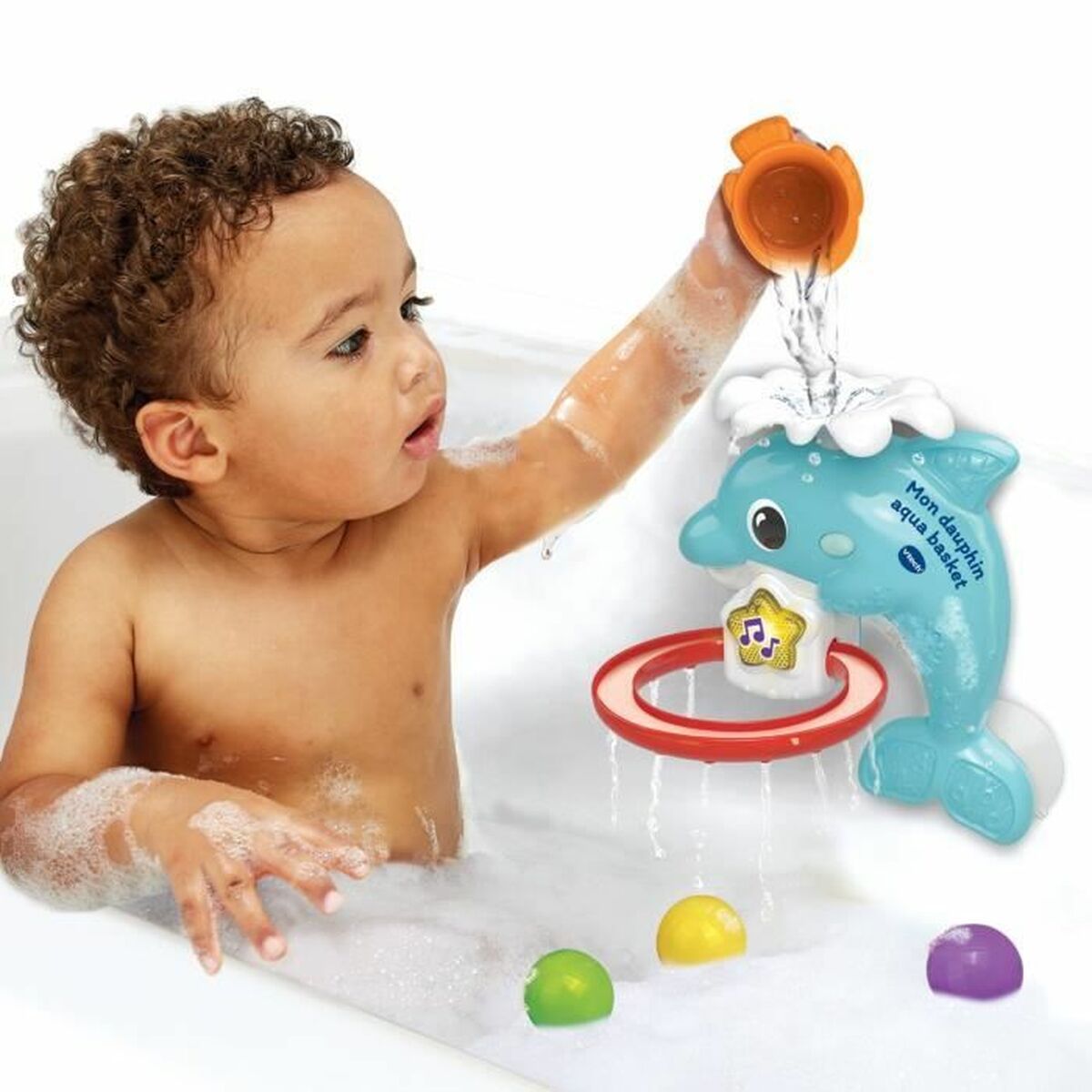 Jucărie educațională Vtech Baby Coffret de Bain empilo rigo l´eu (FR)