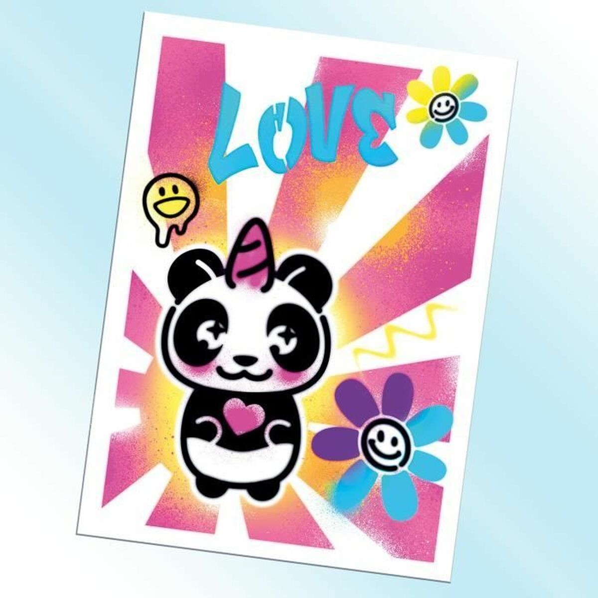 Desene pentru colorat Canal Toys Airbrush Art Poster Creation Alb