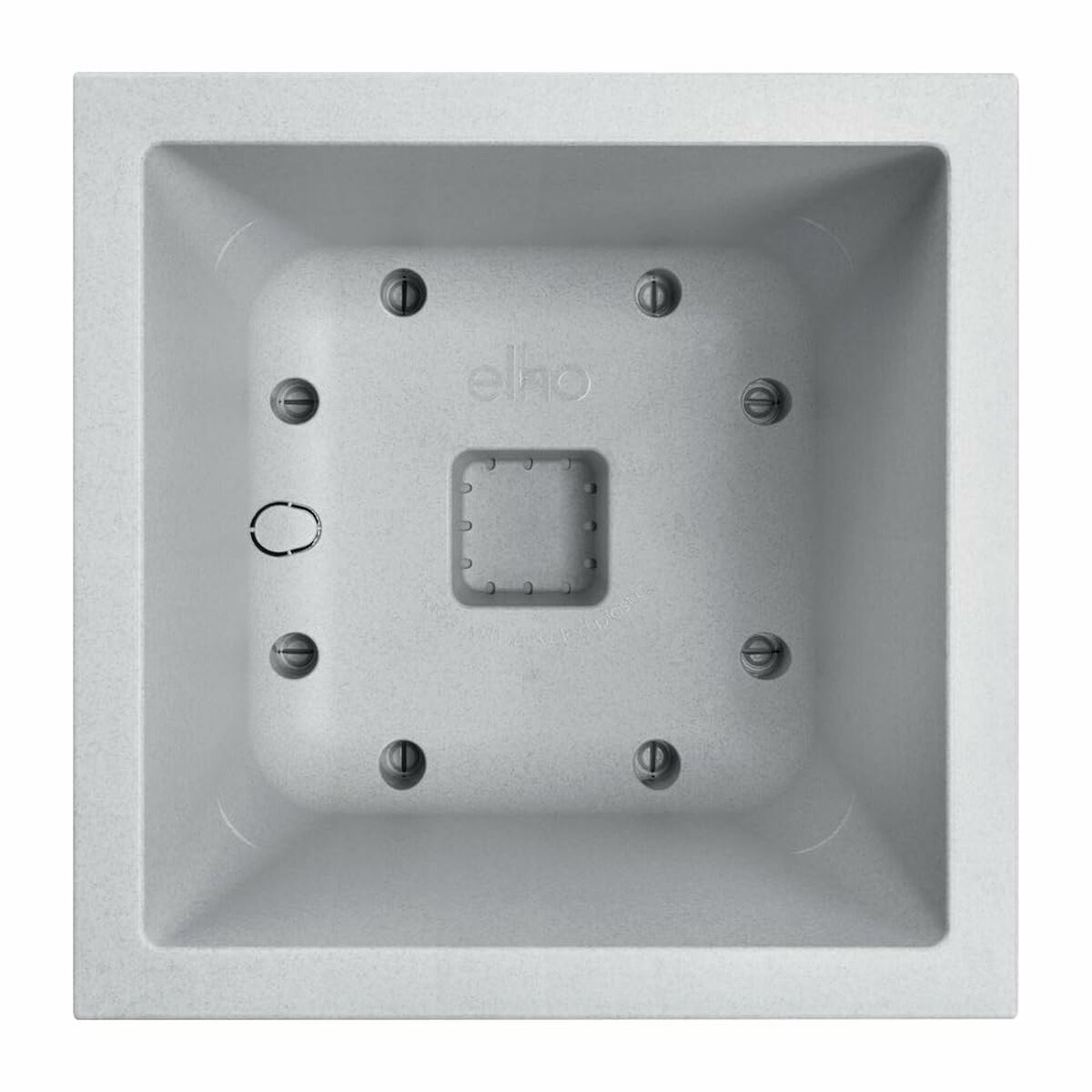 Ghiveci Elho Alb Ø 29,5 cm Plastic Pătrat Modern