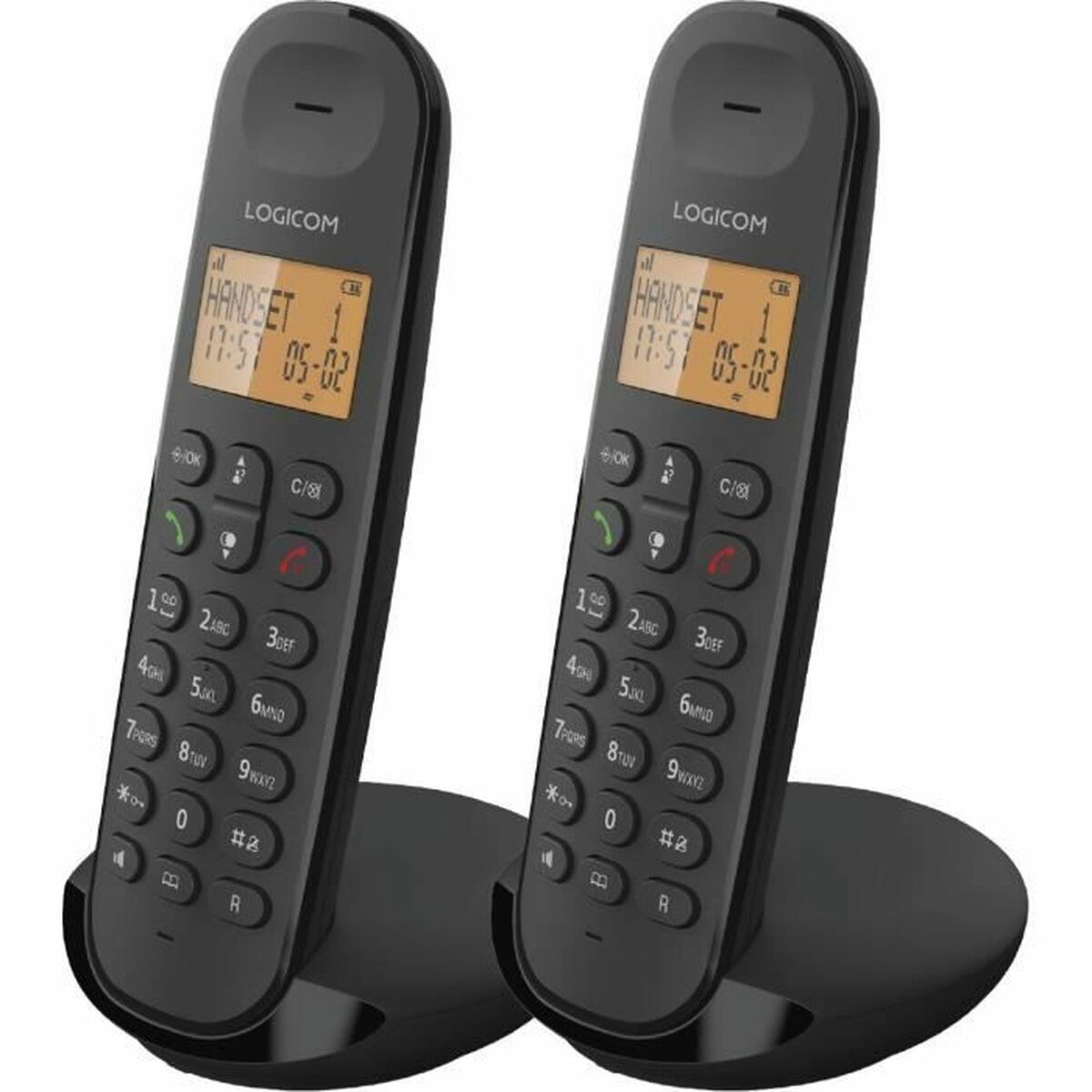 Telefon Fix Logicom DECT ILOA 250 DUO Negru