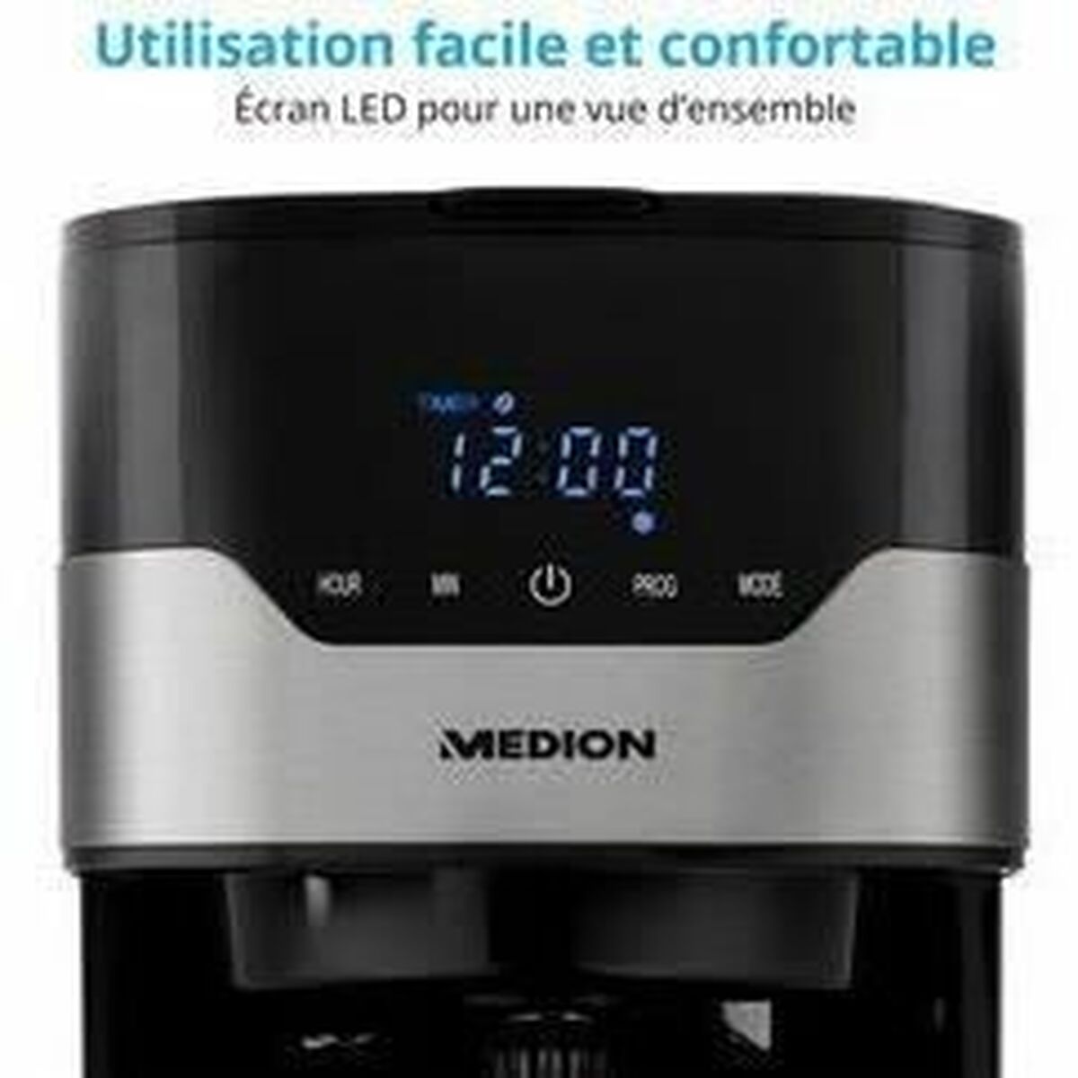 Cafetieră cu Filtru Medion 900 W 1,2 L