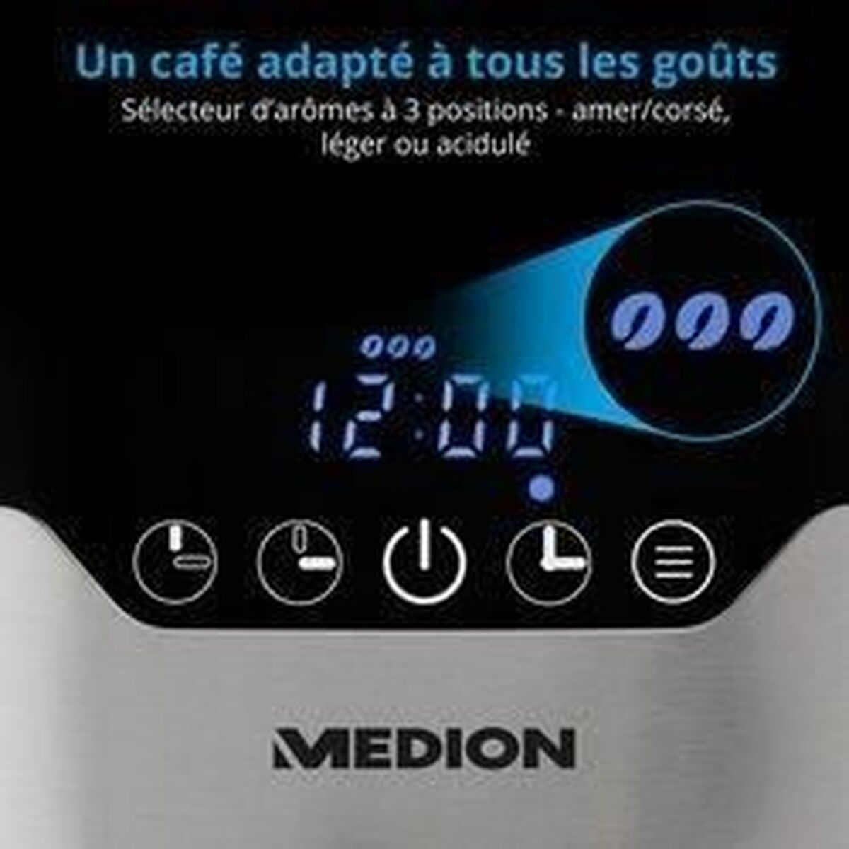 Cafetieră cu Filtru Medion 900 W 1,2 L
