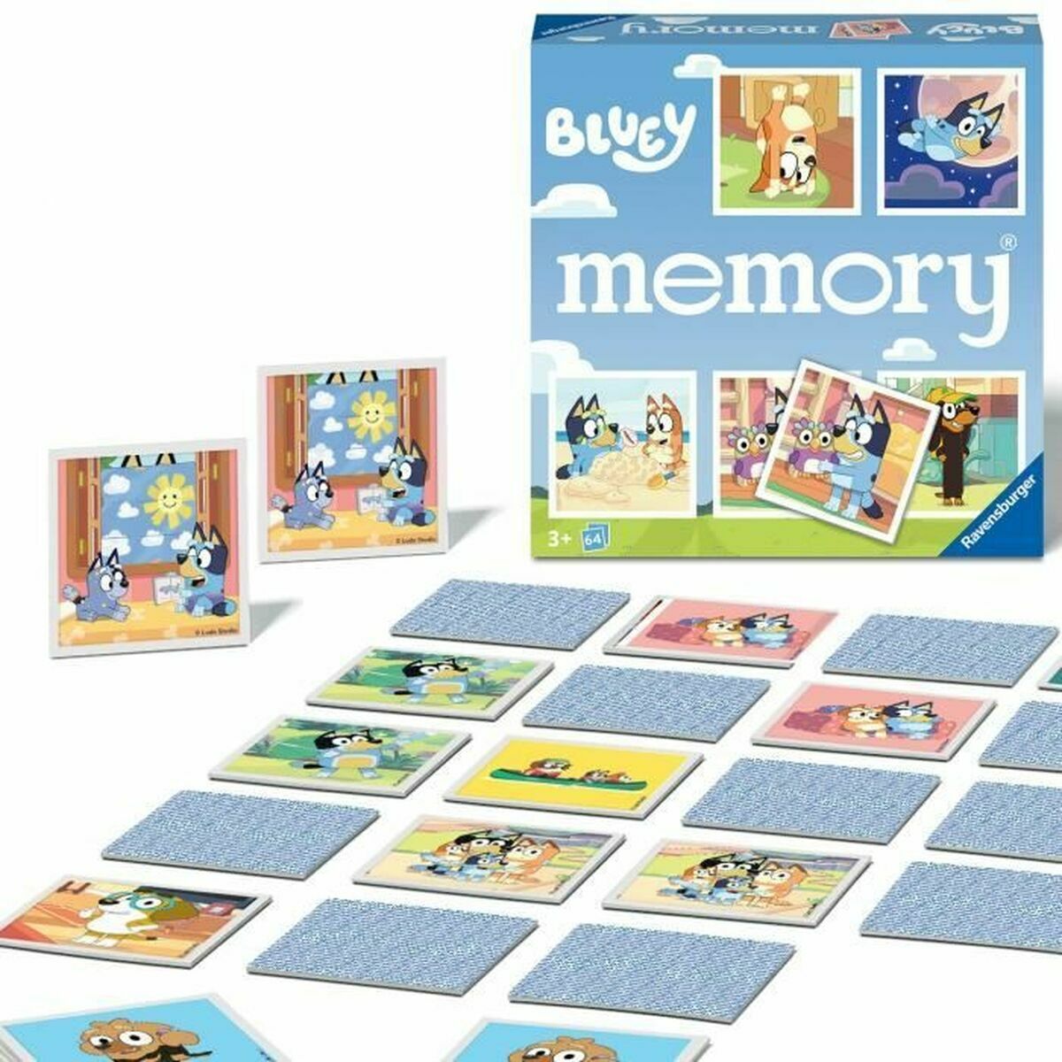 Joc de Masă Ravensburger Grand memory® Bluey