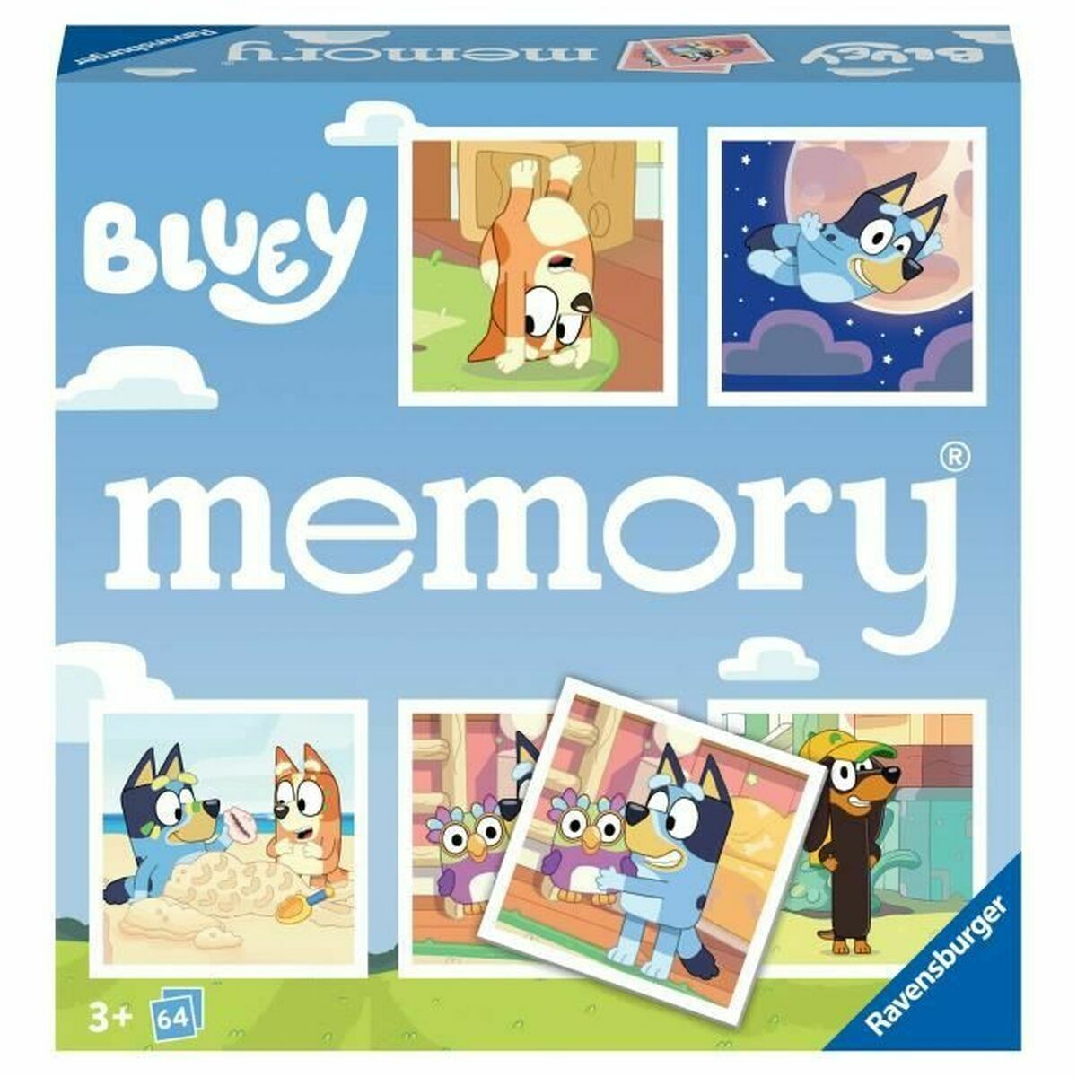 Joc de Masă Ravensburger Grand memory® Bluey