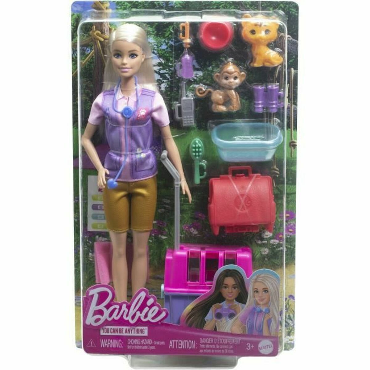 Păpușă Barbie SAUVETEUSE D'ANIMAUX