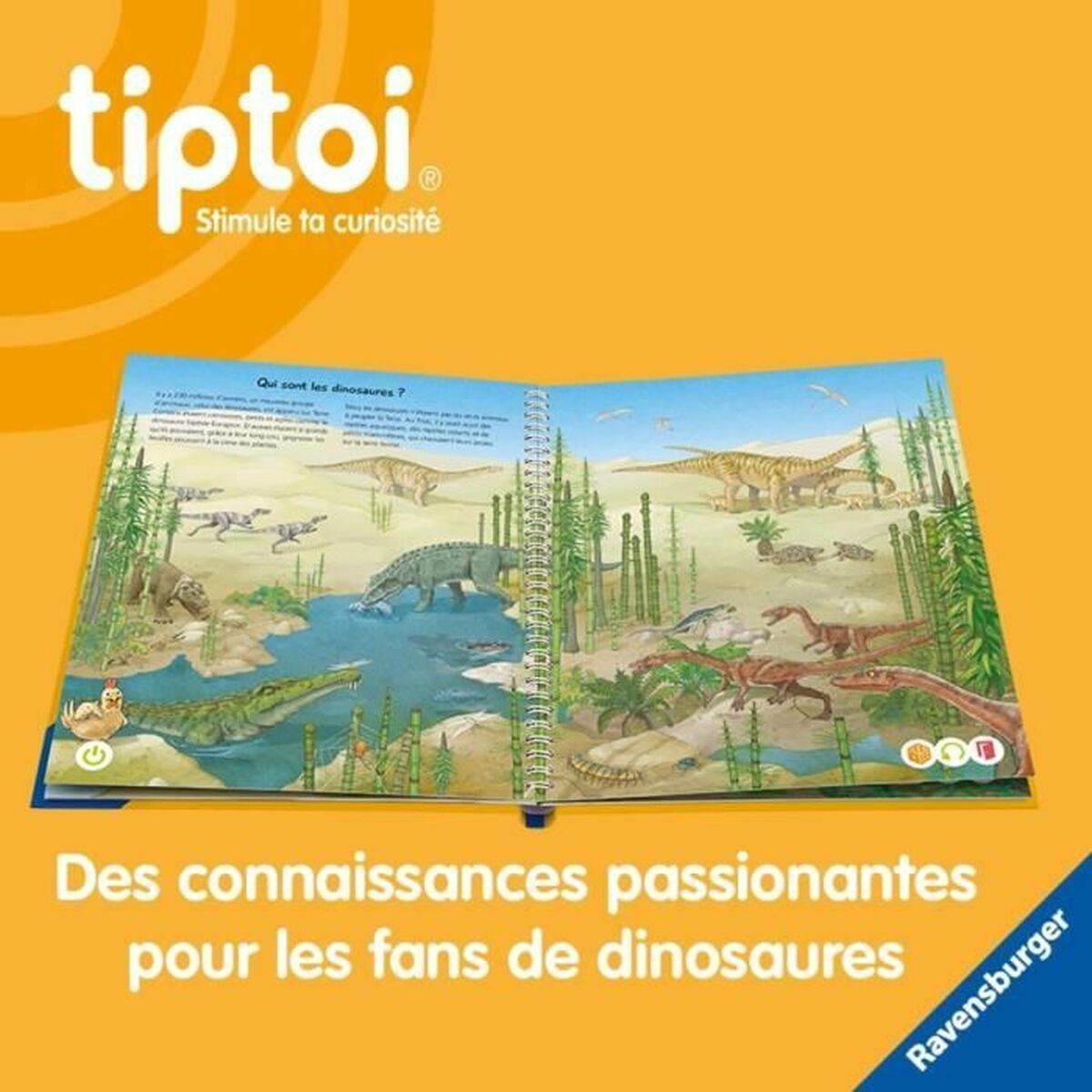 Joc Educativ Ravensburger tiptoi® Starter Dino-4005556001750 (FR)