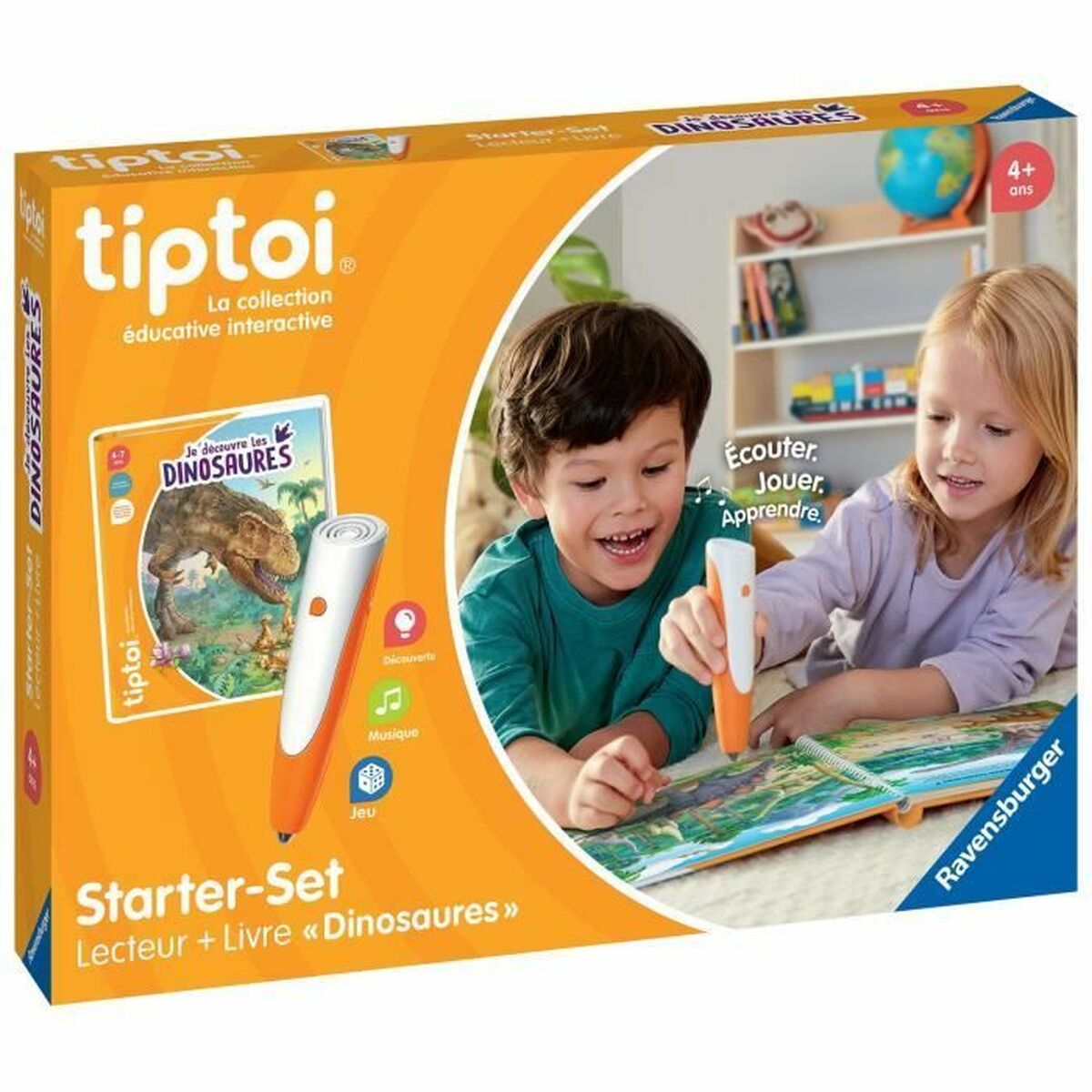 Joc Educativ Ravensburger tiptoi® Starter Dino-4005556001750 (FR)
