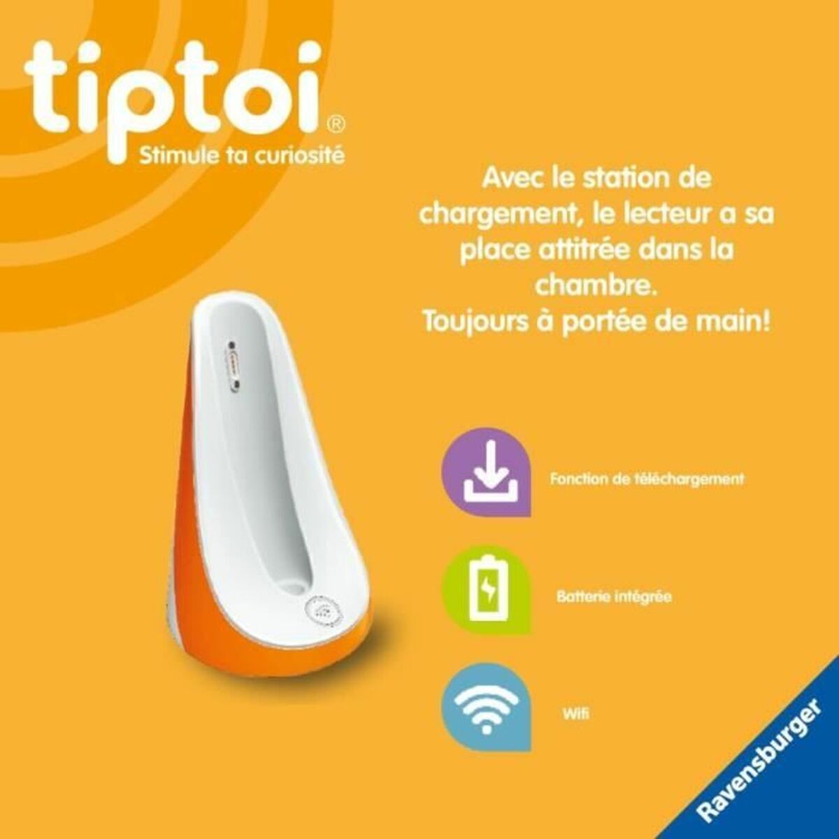 Joc Educativ Ravensburger tiptoi® Station charge 4005556001798 (FR)