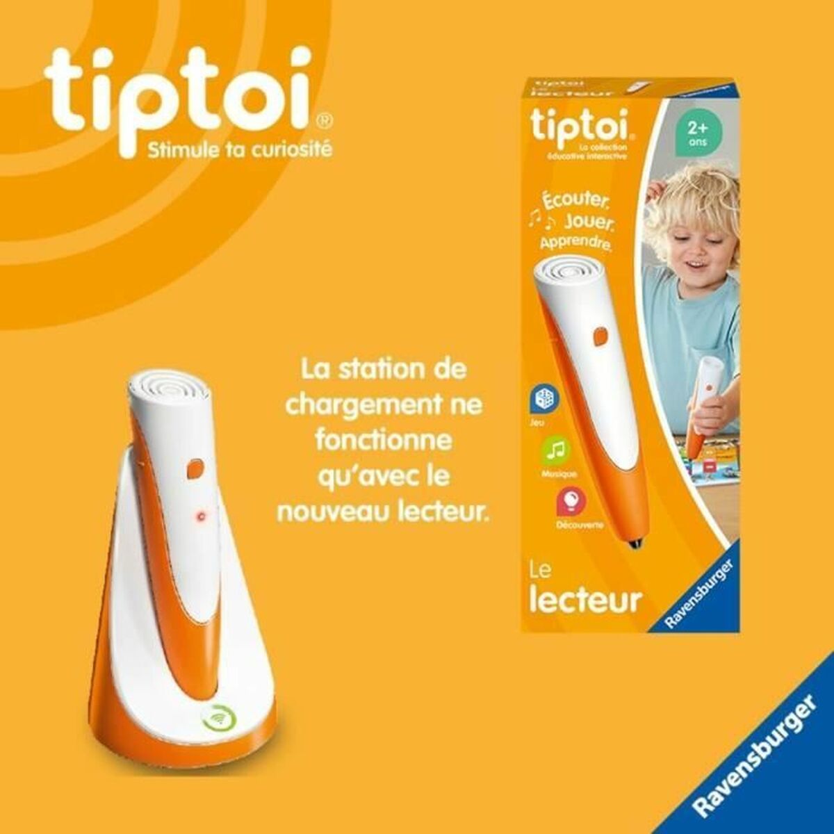 Joc Educativ Ravensburger tiptoi® Station charge 4005556001798 (FR)