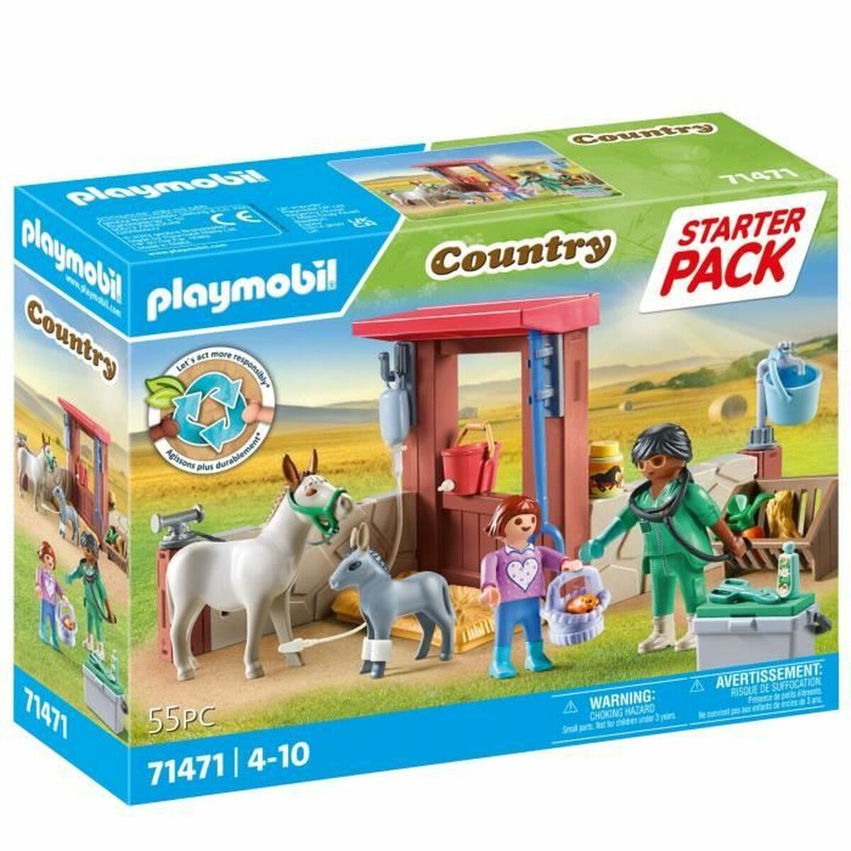 Playset Playmobil 71471 Country 55 Piese