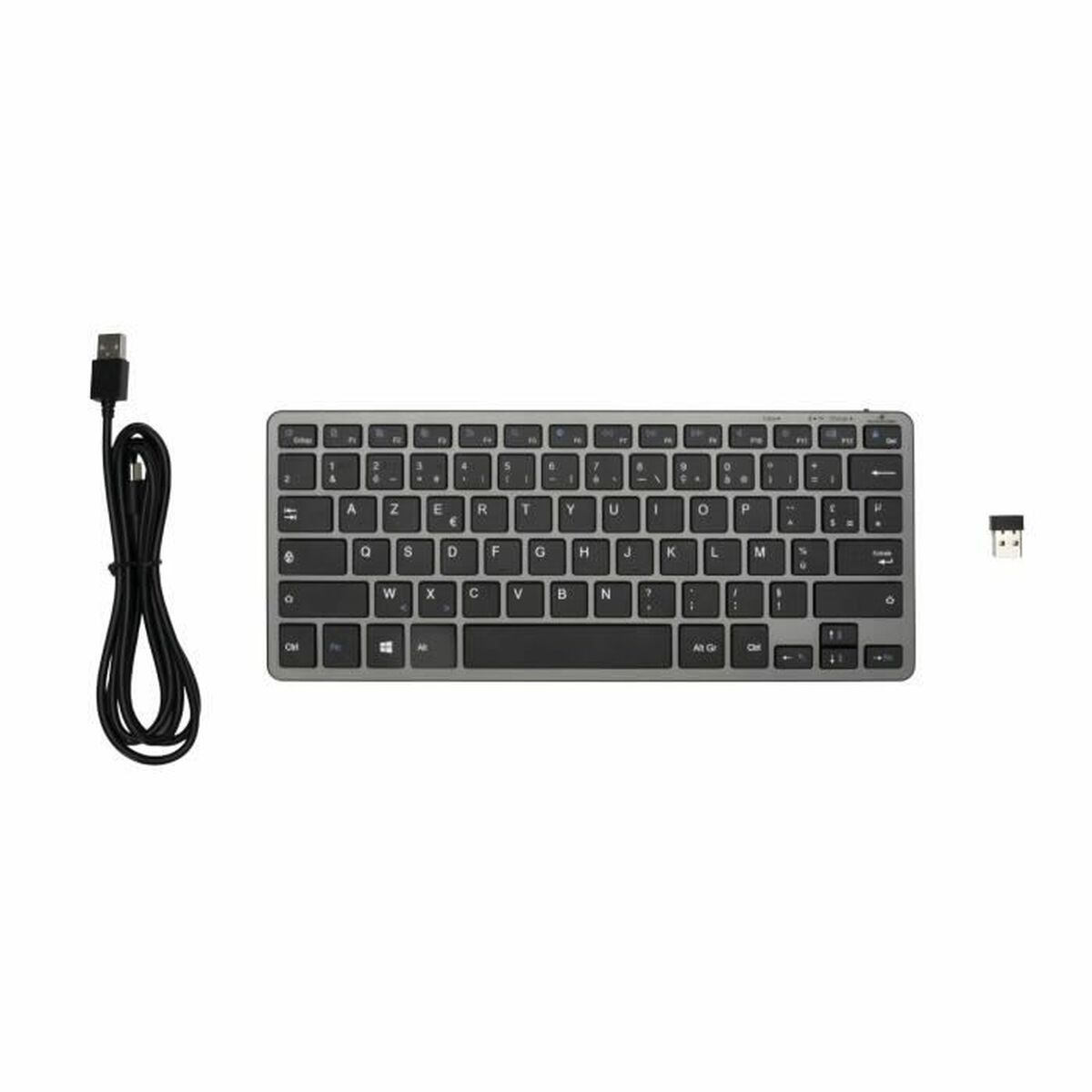 Tastatură Bluestork Azerty Franceză Negru