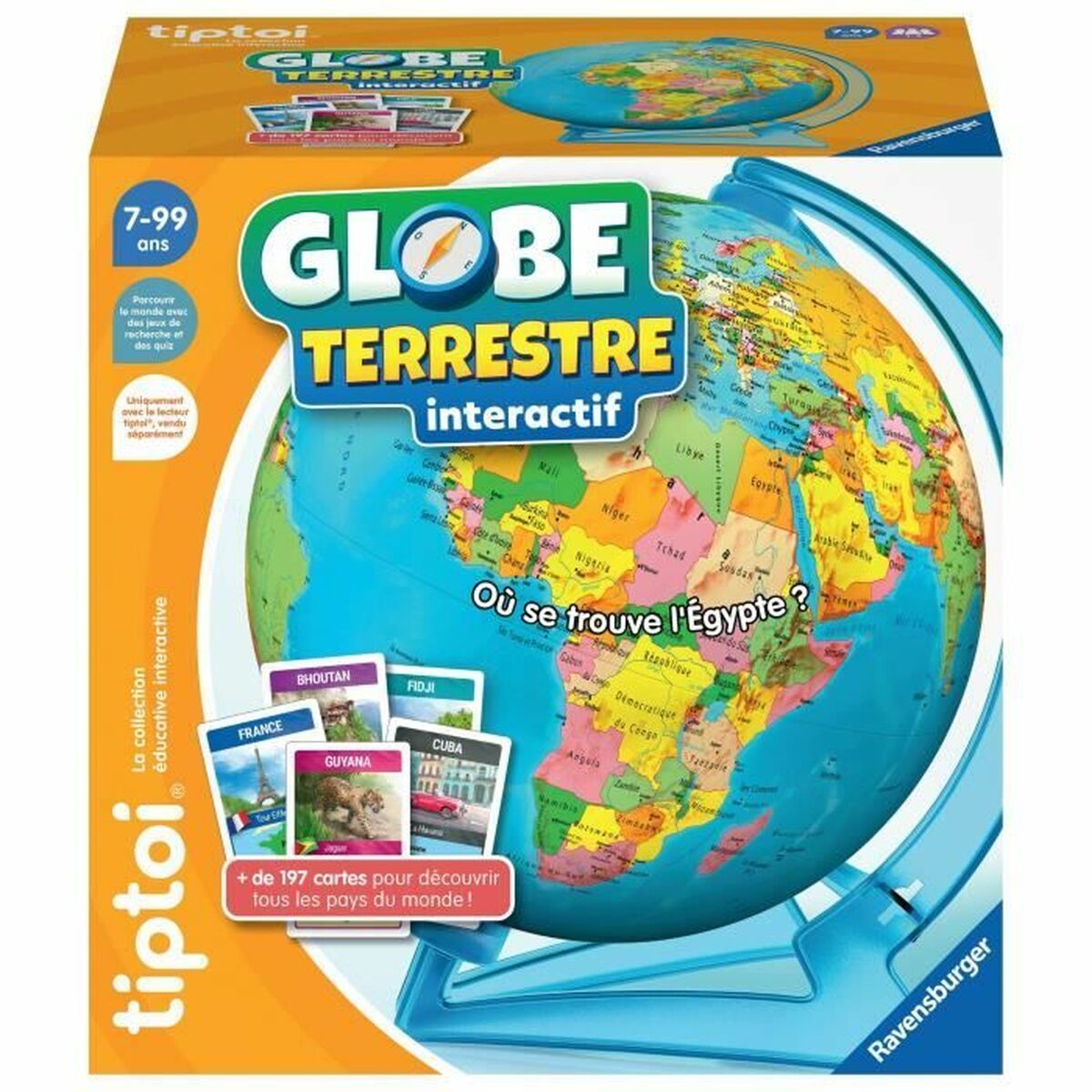 Glob Pământesc Interactiv Ravensburger (FR) Plastic