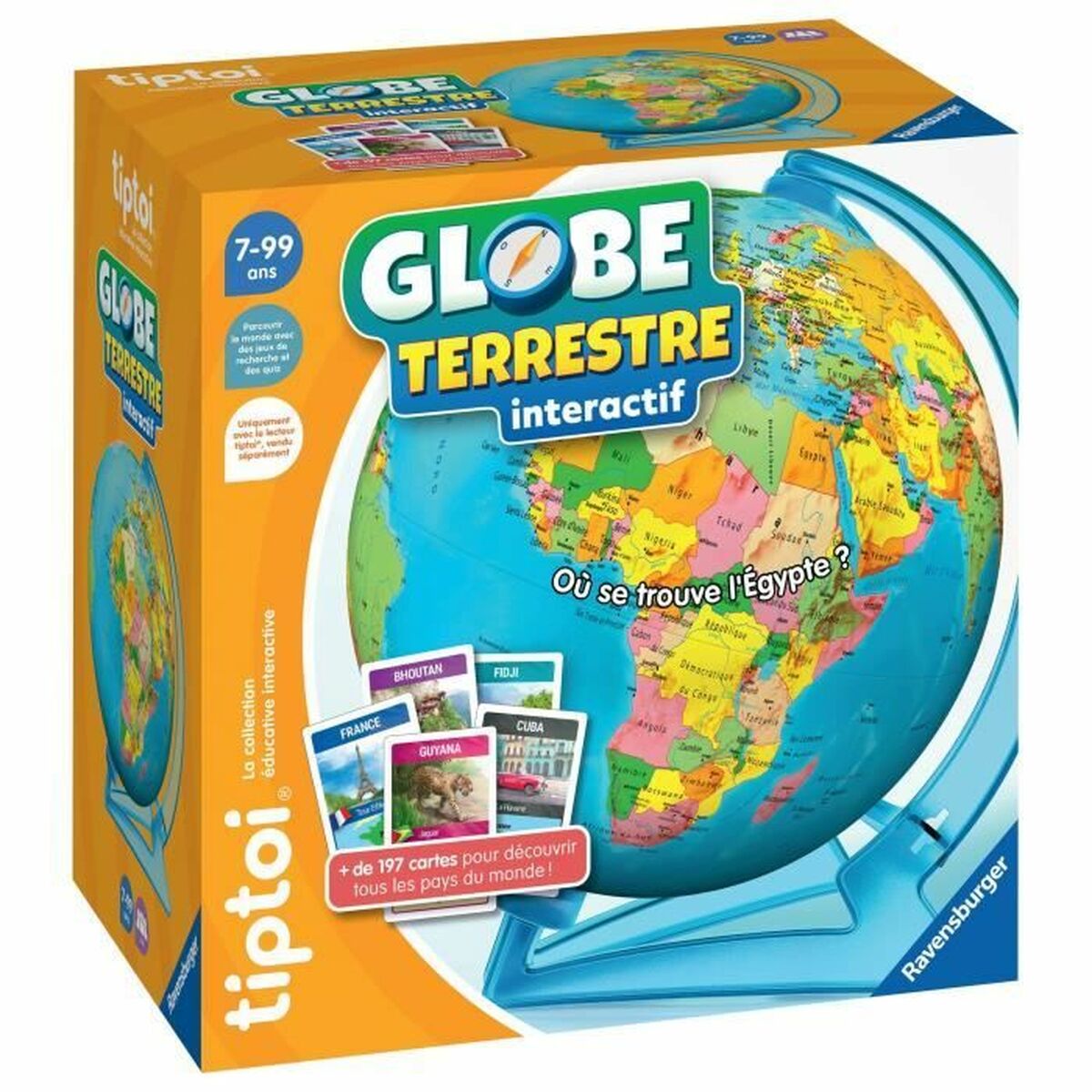 Glob Pământesc Interactiv Ravensburger (FR) Plastic