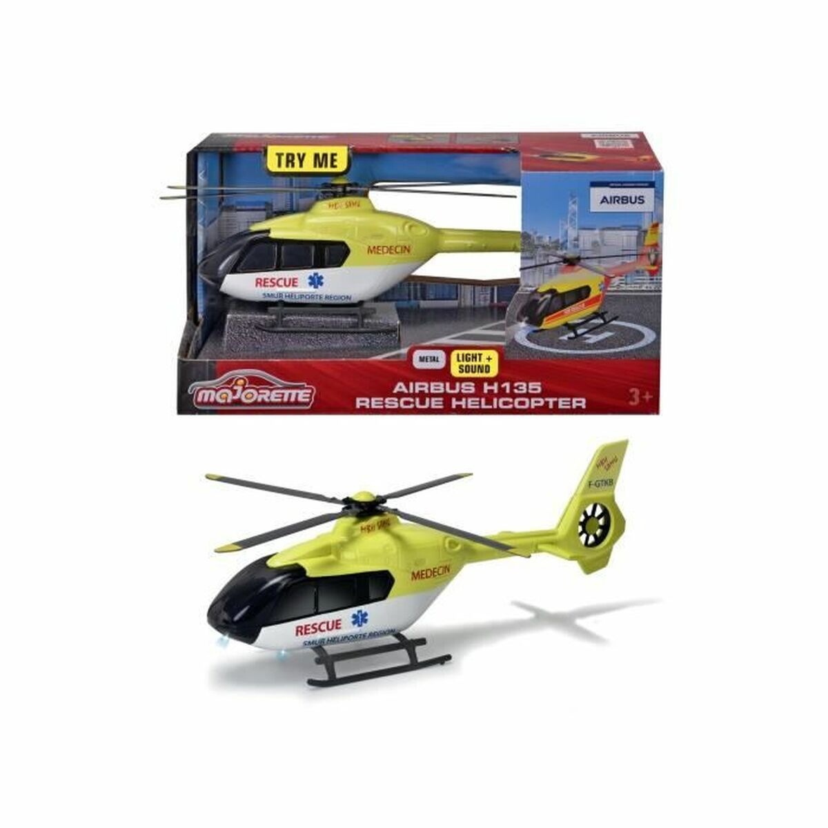 Elicopter Majorette Airbus H135 Rescue Helicopter