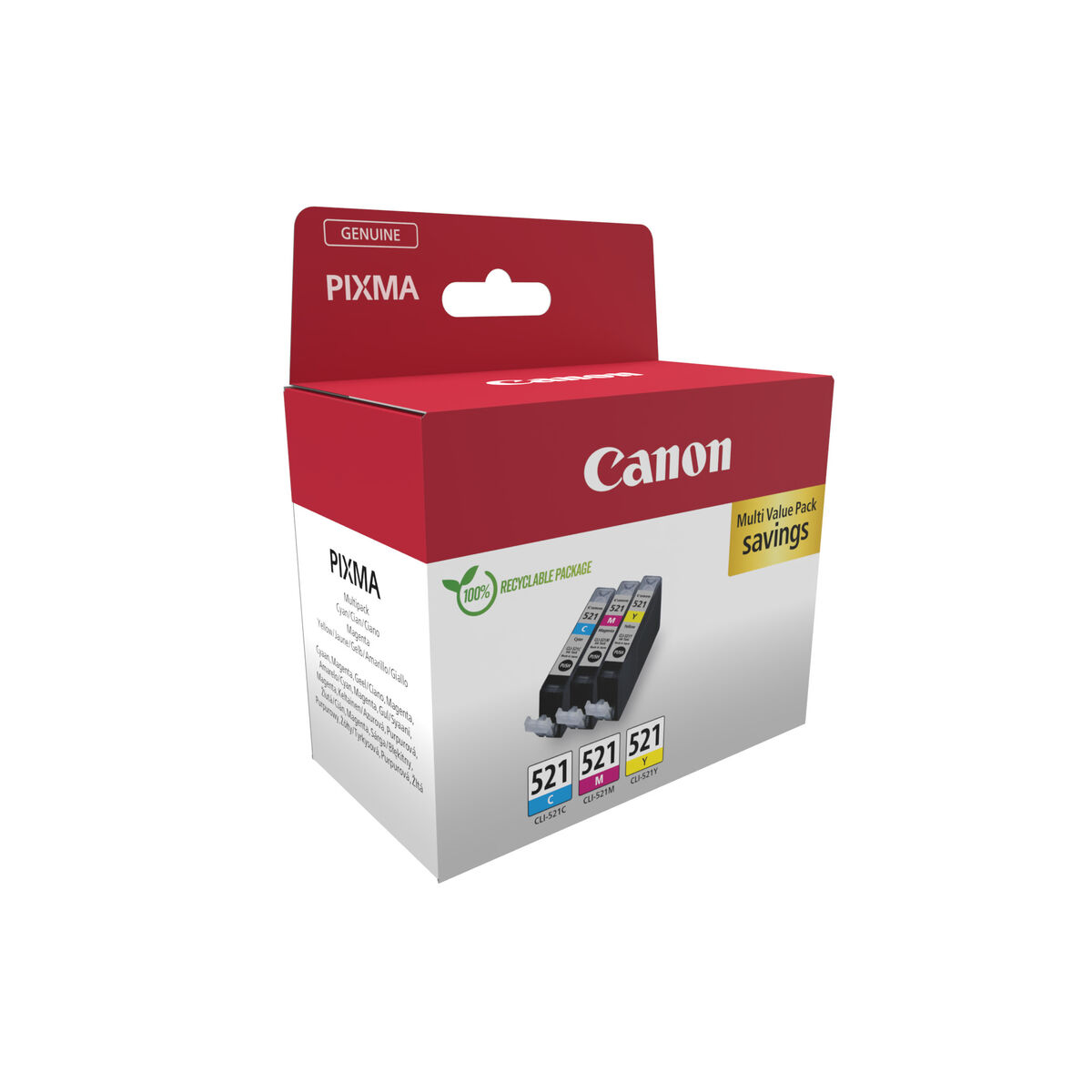 Cartuș cu Cerneală Originală Canon Multicolor Cyan/Magenta/Galben