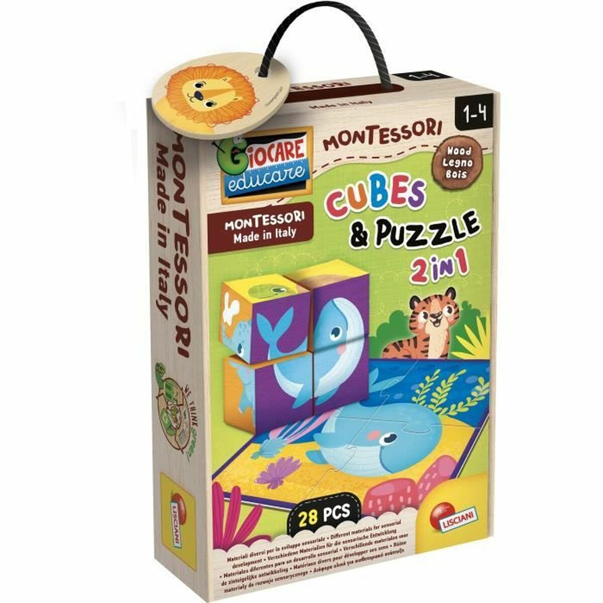 Joc Educativ Lisciani Giochi Cubes & Puzzle