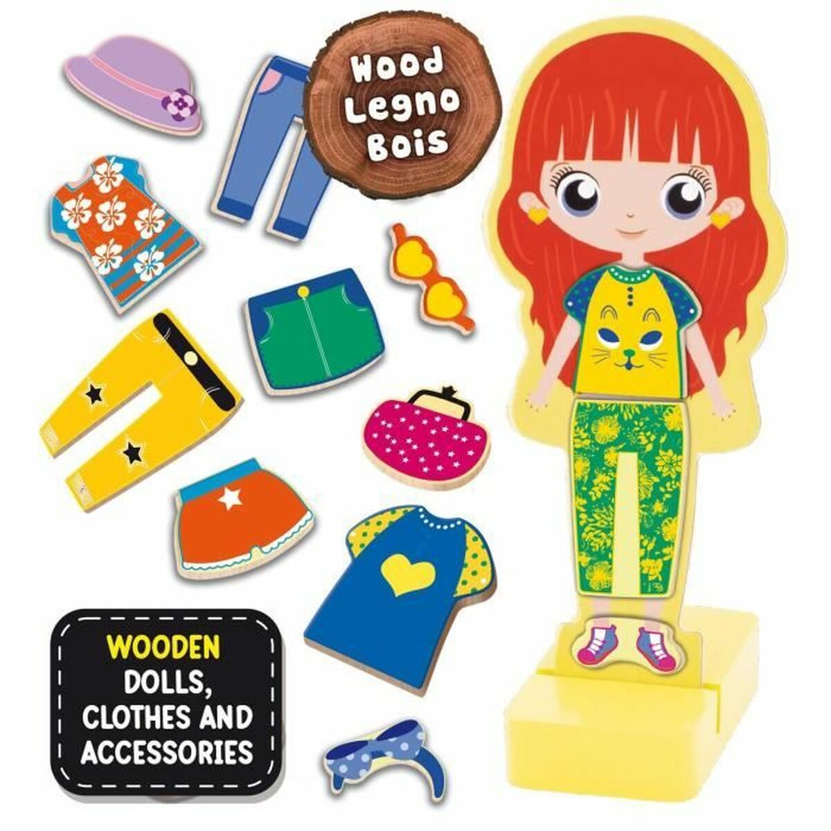Joc Educativ Lisciani Giochi Magnetic Fashion Doll (FR)