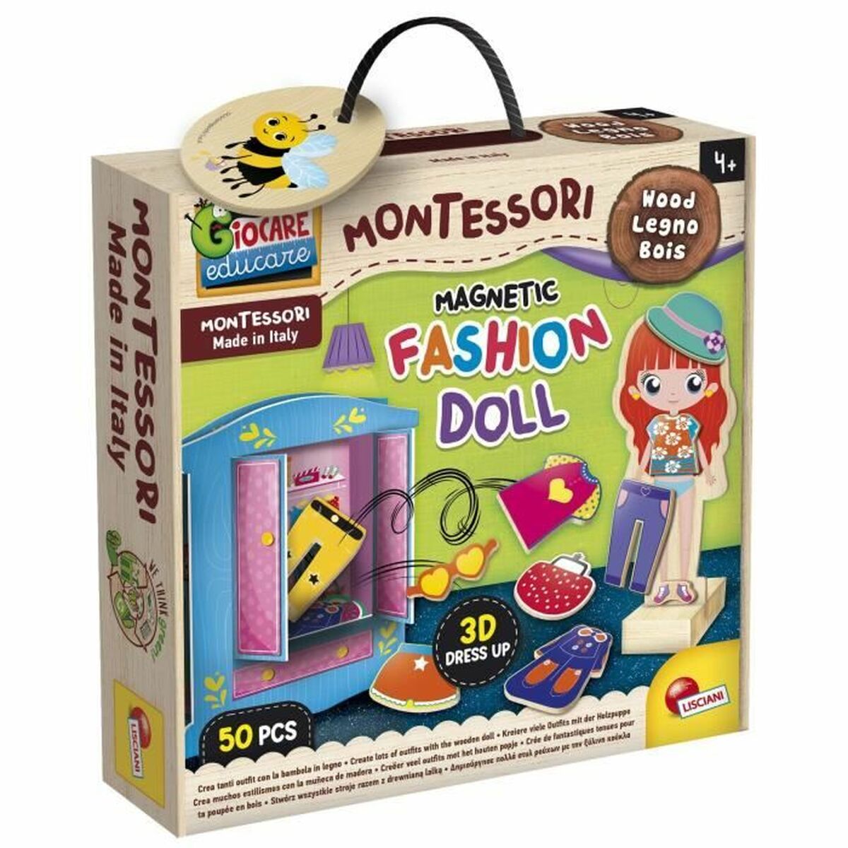 Joc Educativ Lisciani Giochi Magnetic Fashion Doll (FR)