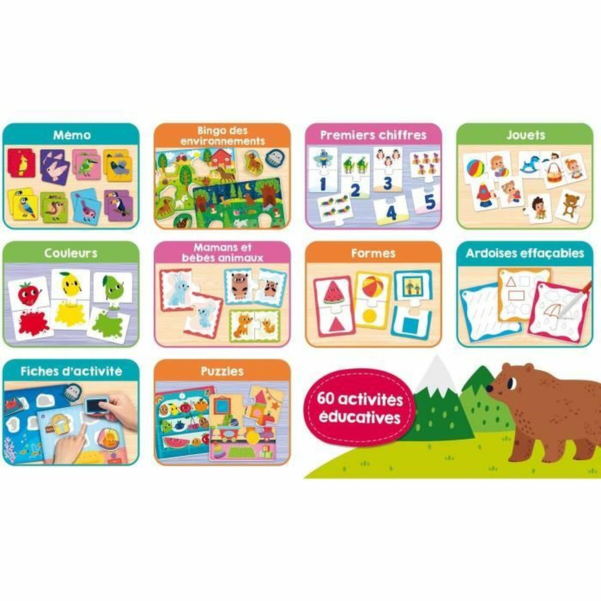 Joc Educativ Lisciani Giochi Carotina Baby 60 Jeux (FR)