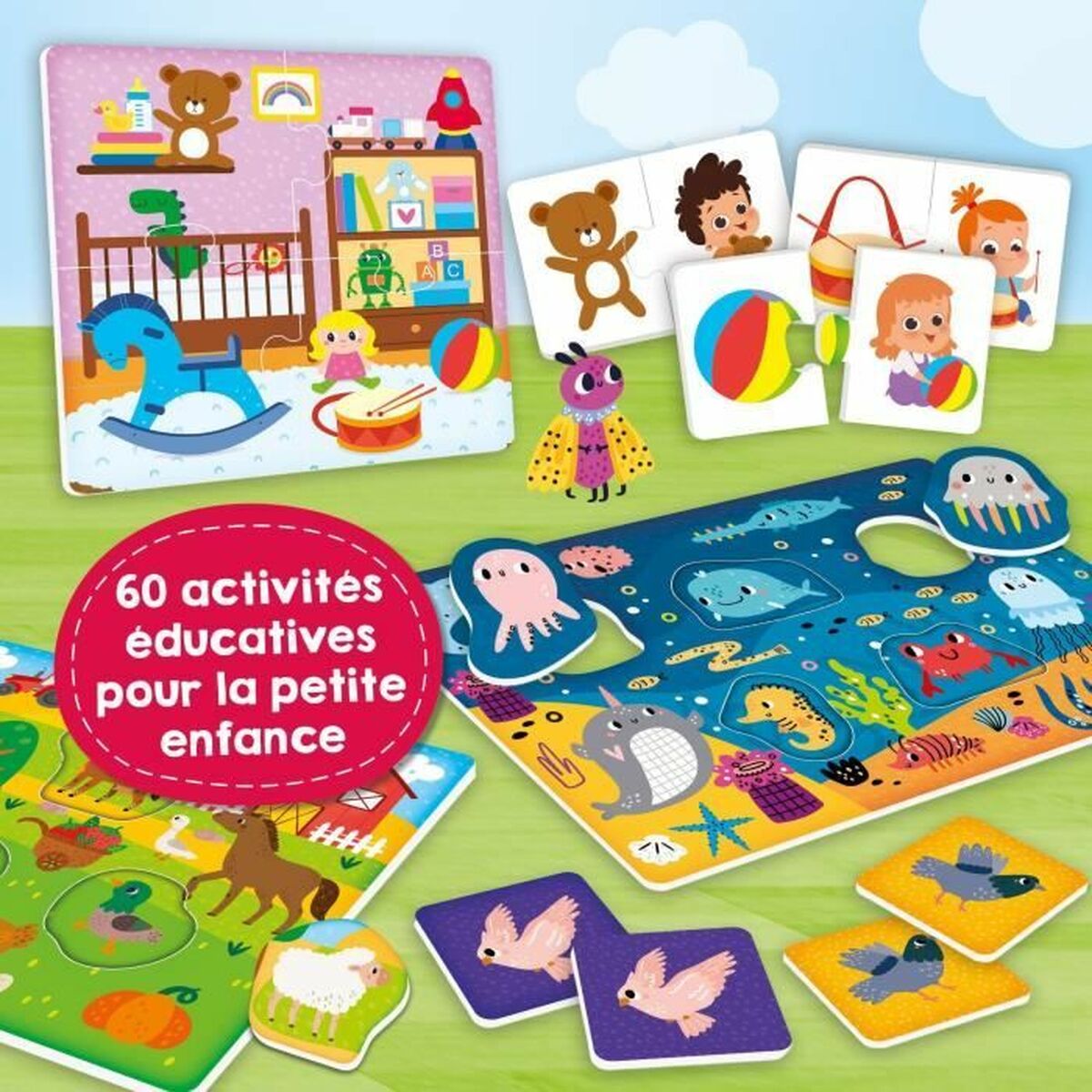 Joc Educativ Lisciani Giochi Carotina Baby 60 Jeux (FR)