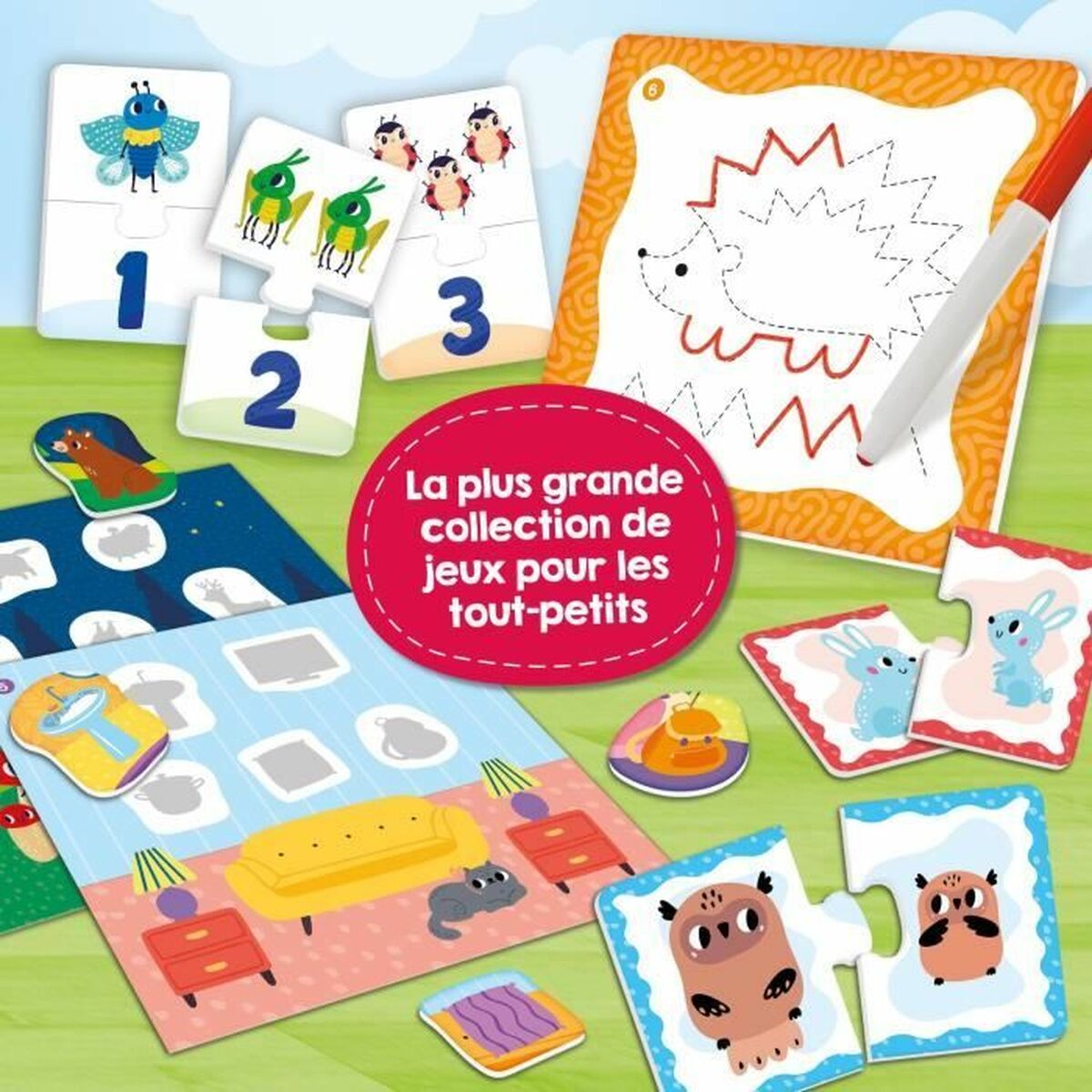 Joc Educativ Lisciani Giochi Carotina Baby 60 Jeux (FR)